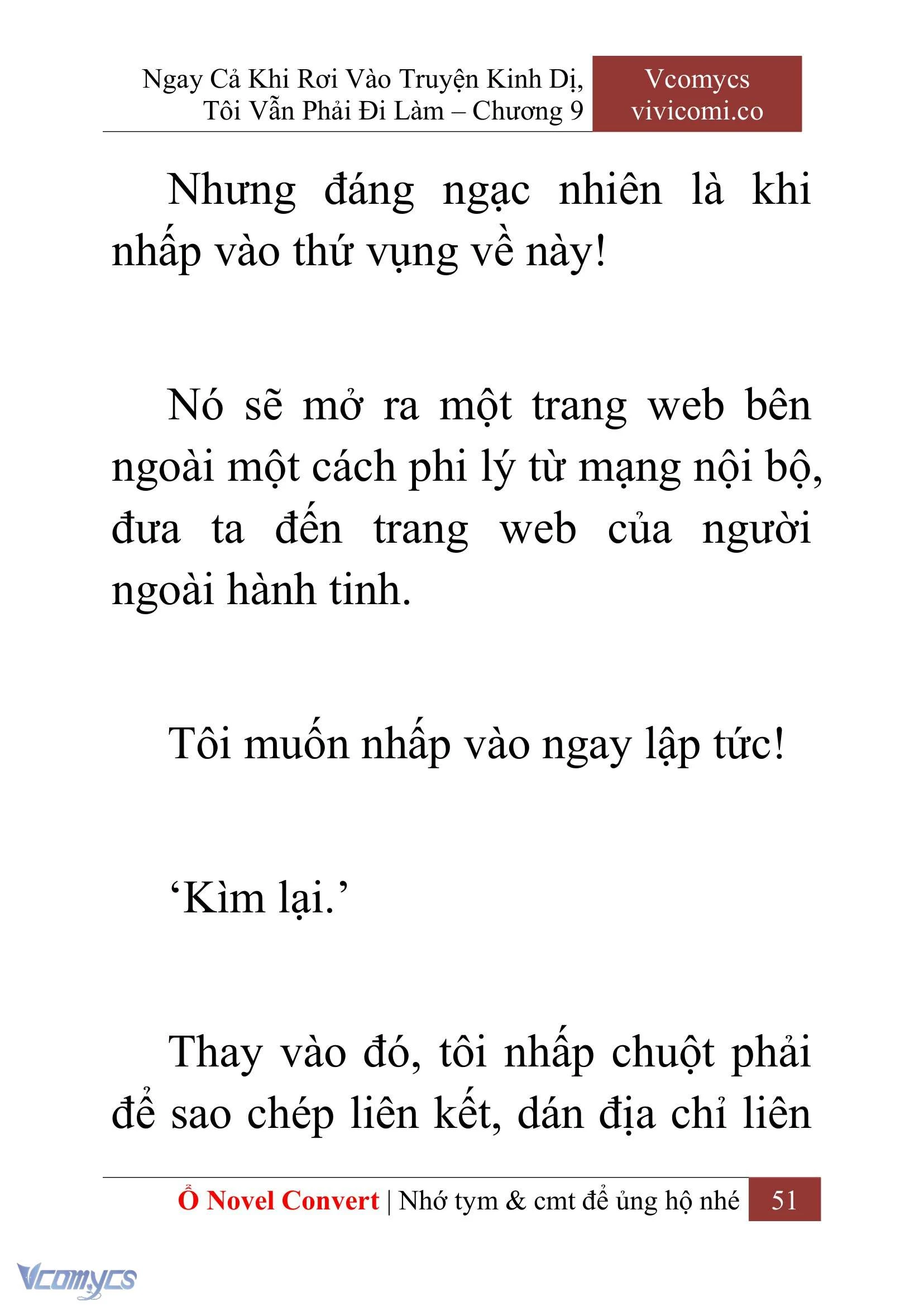 [Novel] Ngay Cả Khi Rơi Vào Truyện Kinh Dị, Tôi Vẫn Phải Đi Làm Chapter  9 - 53