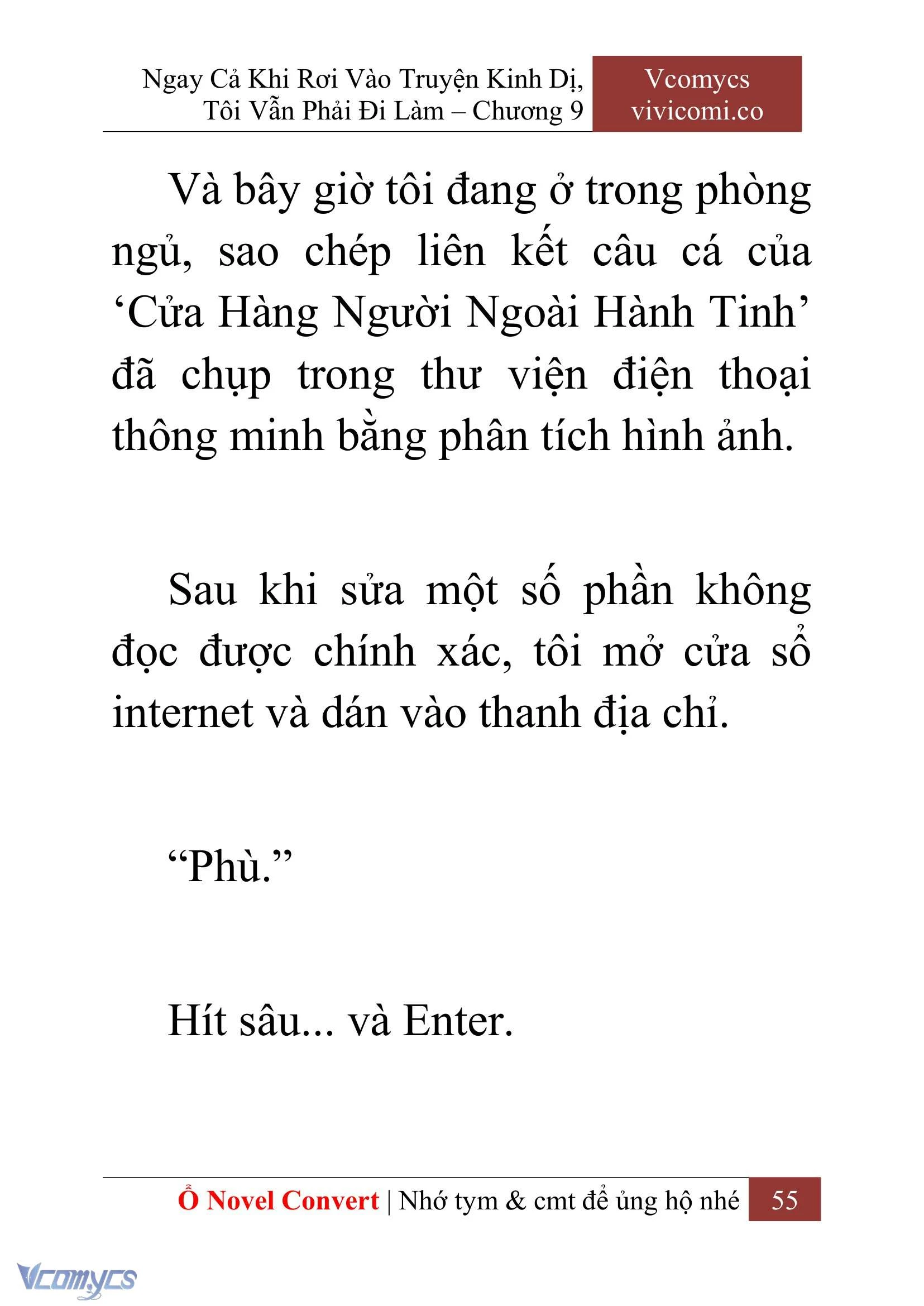 [Novel] Ngay Cả Khi Rơi Vào Truyện Kinh Dị, Tôi Vẫn Phải Đi Làm Chapter  9 - 57