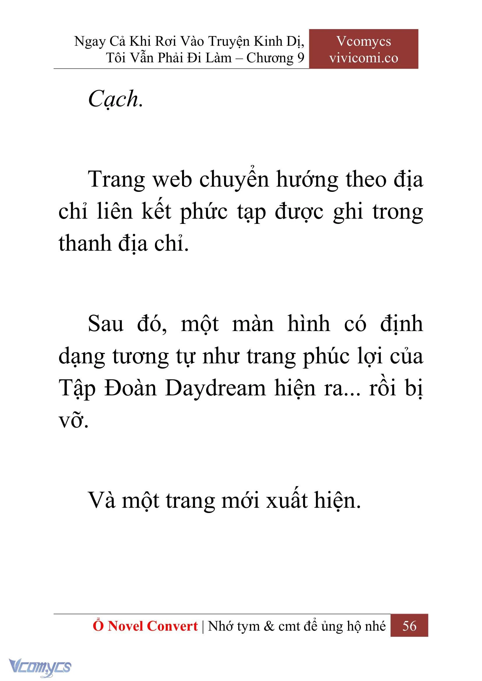 [Novel] Ngay Cả Khi Rơi Vào Truyện Kinh Dị, Tôi Vẫn Phải Đi Làm Chapter  9 - 58