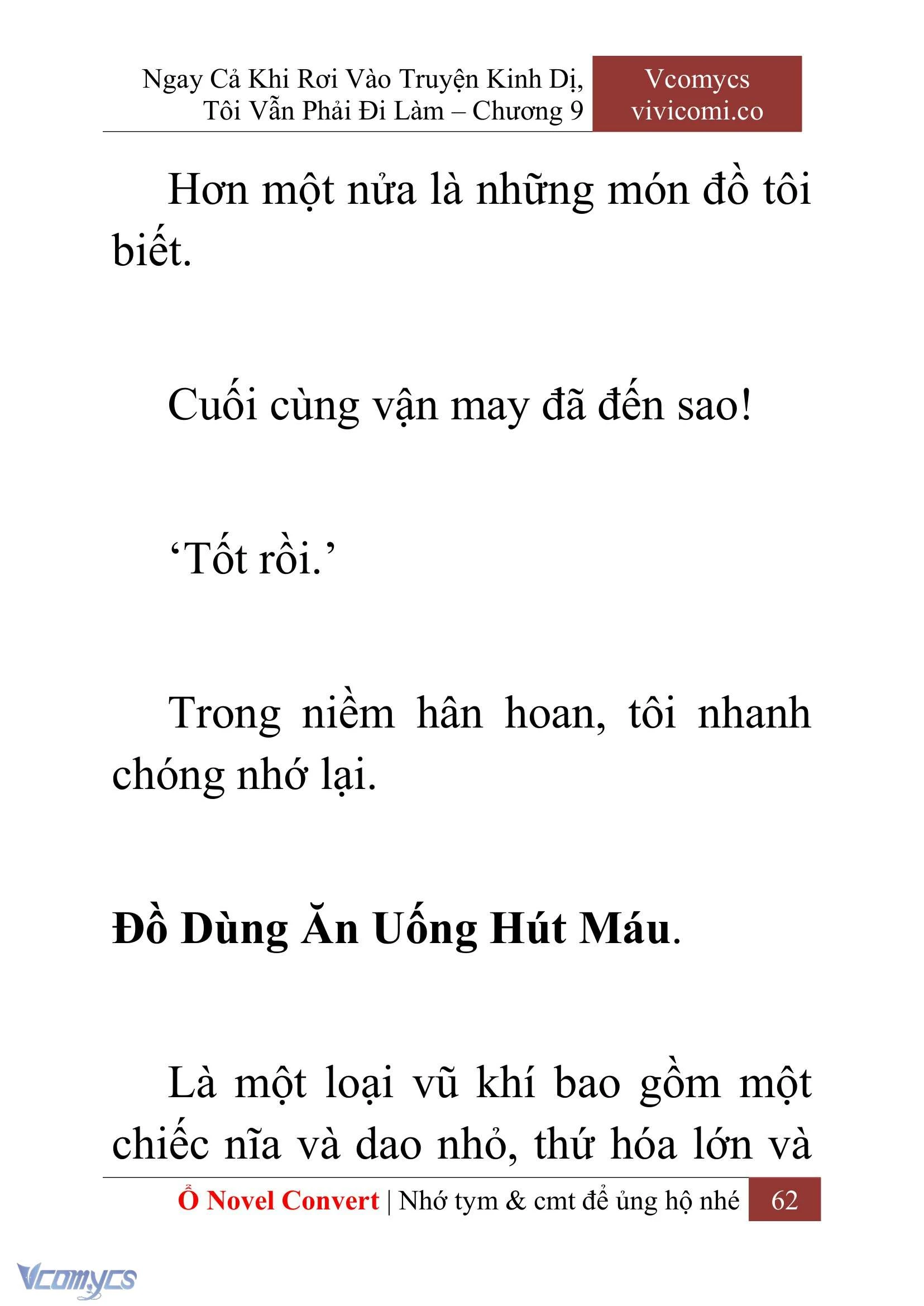 [Novel] Ngay Cả Khi Rơi Vào Truyện Kinh Dị, Tôi Vẫn Phải Đi Làm Chapter  9 - 64