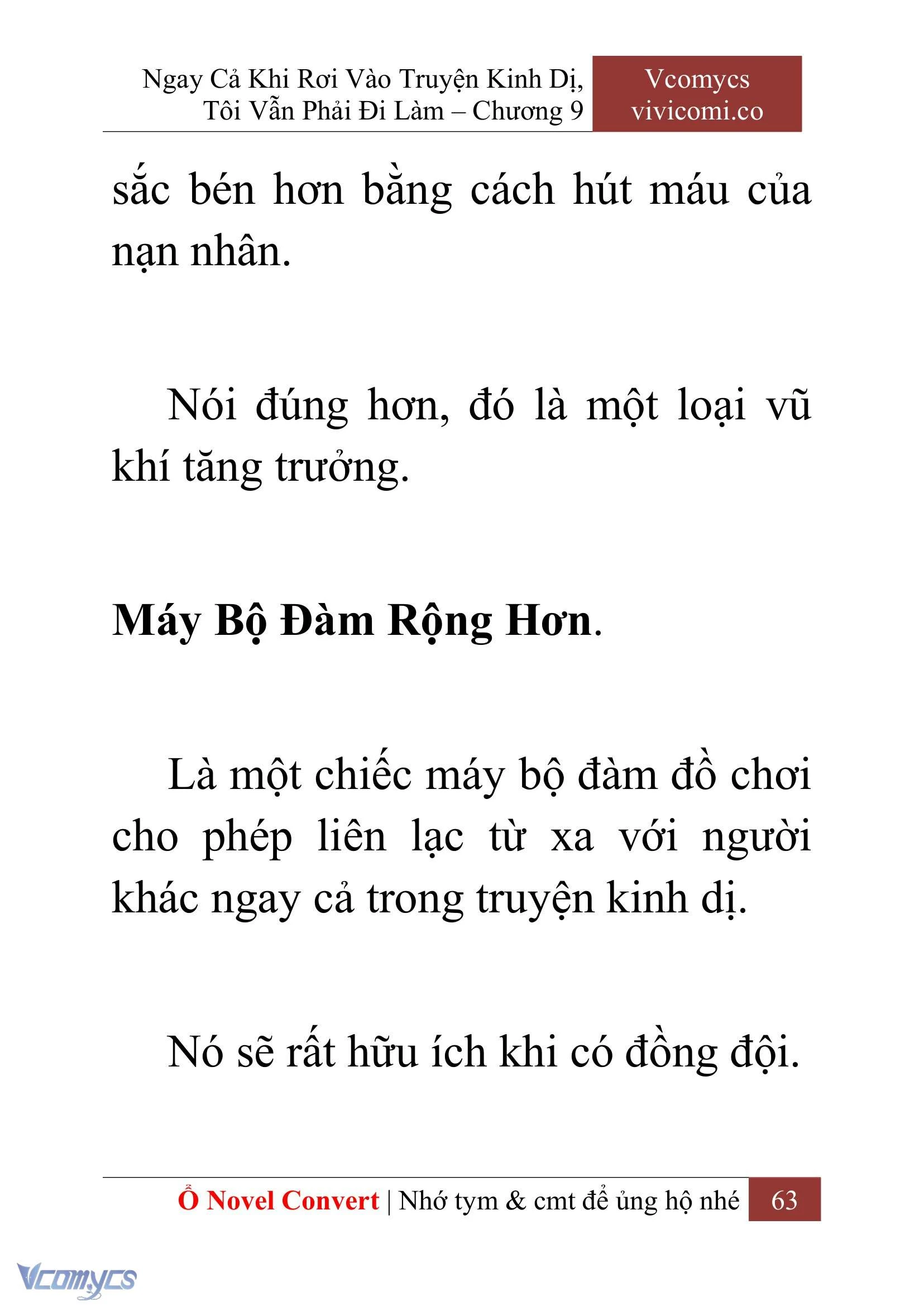 [Novel] Ngay Cả Khi Rơi Vào Truyện Kinh Dị, Tôi Vẫn Phải Đi Làm Chapter  9 - 65