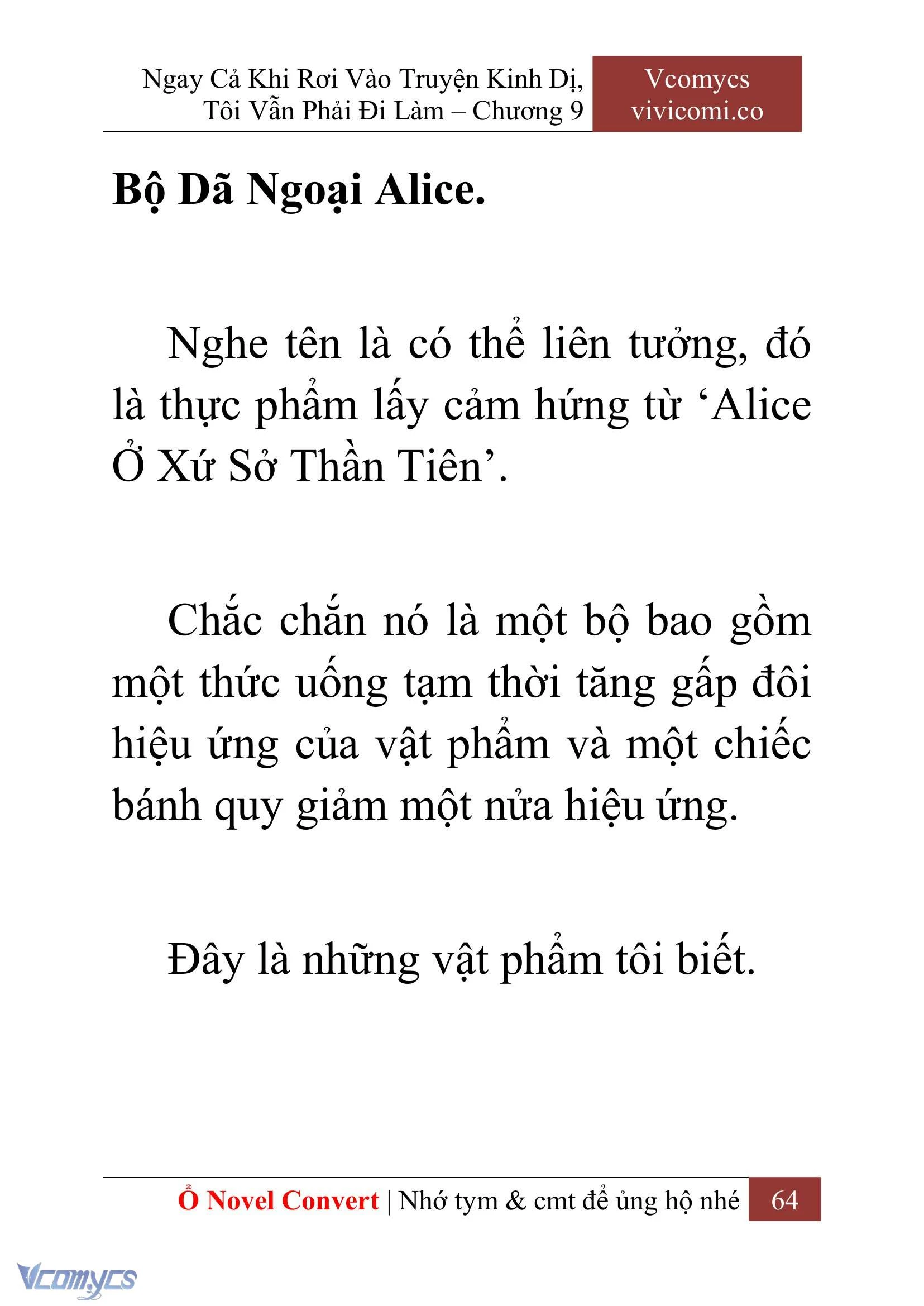 [Novel] Ngay Cả Khi Rơi Vào Truyện Kinh Dị, Tôi Vẫn Phải Đi Làm Chapter  9 - 66