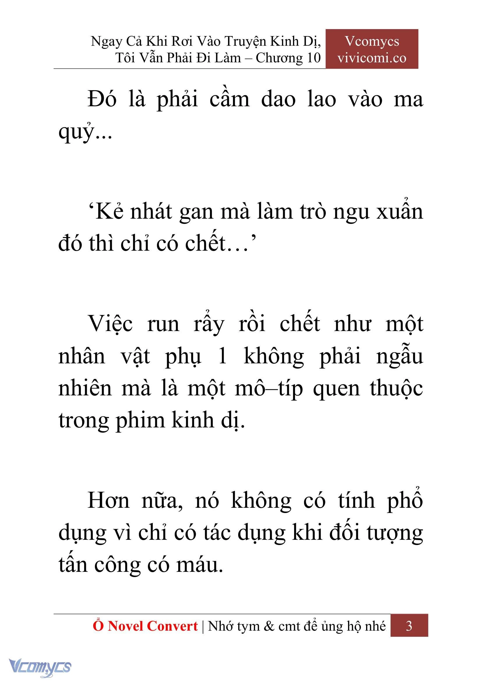 [Novel] Ngay Cả Khi Rơi Vào Truyện Kinh Dị, Tôi Vẫn Phải Đi Làm Chapter  10 - 5