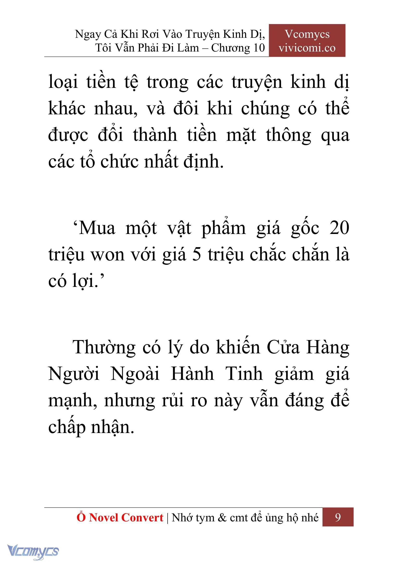 [Novel] Ngay Cả Khi Rơi Vào Truyện Kinh Dị, Tôi Vẫn Phải Đi Làm Chapter  10 - 11