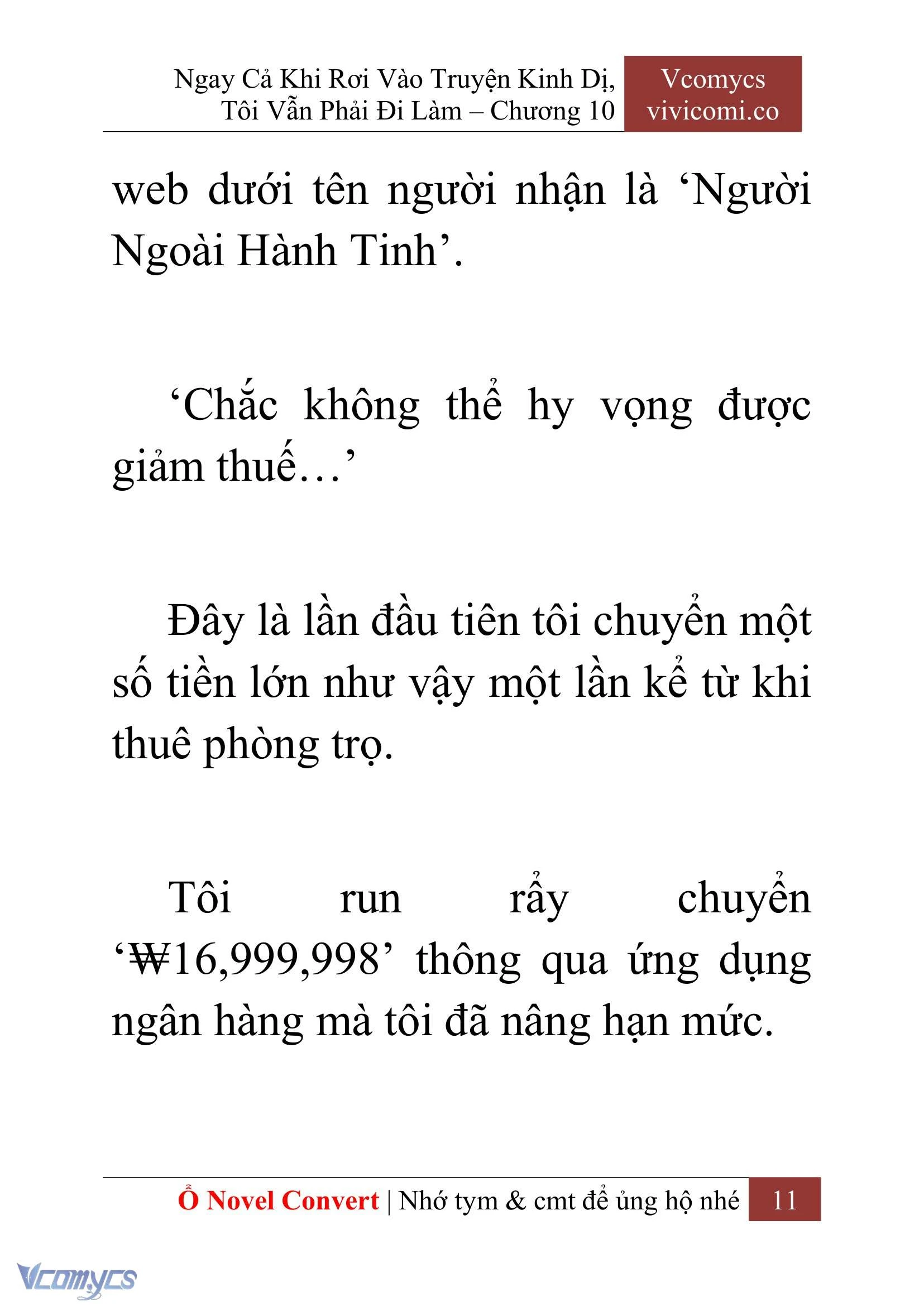 [Novel] Ngay Cả Khi Rơi Vào Truyện Kinh Dị, Tôi Vẫn Phải Đi Làm Chapter  10 - 13