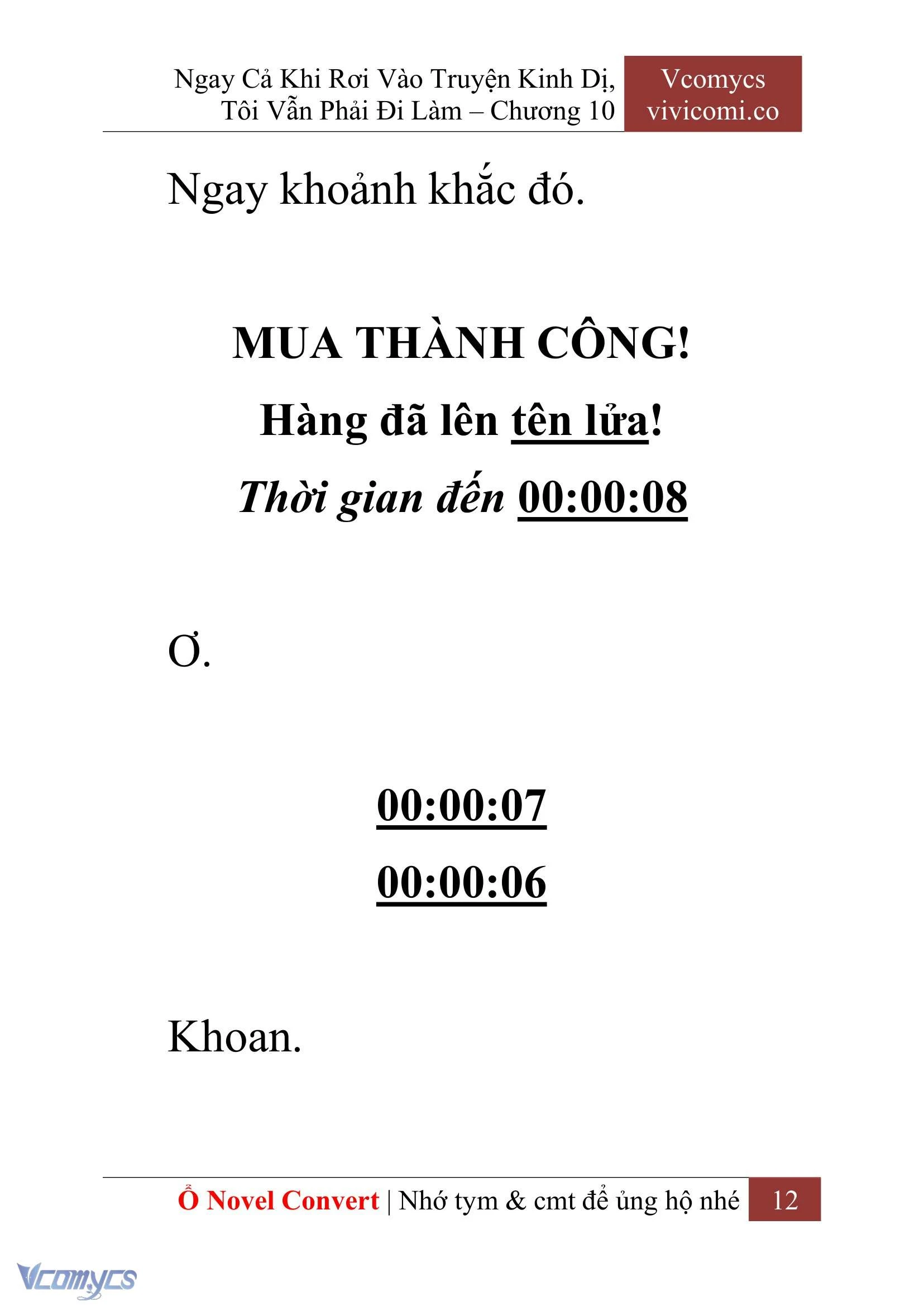 [Novel] Ngay Cả Khi Rơi Vào Truyện Kinh Dị, Tôi Vẫn Phải Đi Làm Chapter  10 - 14