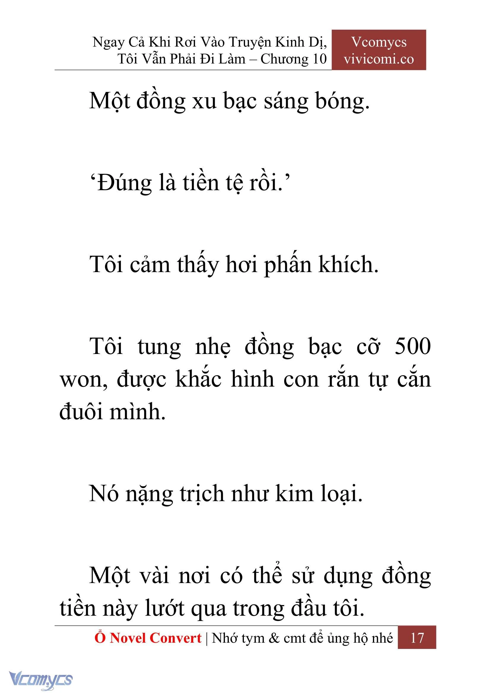 [Novel] Ngay Cả Khi Rơi Vào Truyện Kinh Dị, Tôi Vẫn Phải Đi Làm Chapter  10 - 19