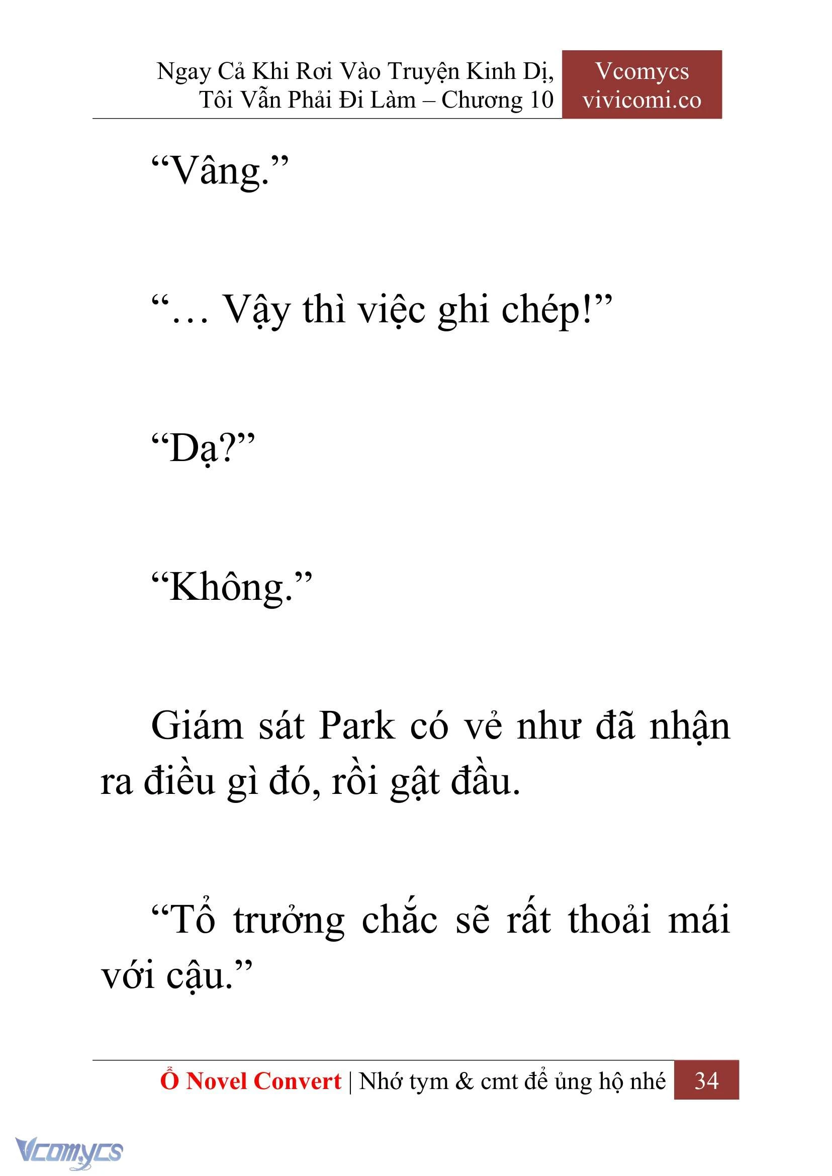 [Novel] Ngay Cả Khi Rơi Vào Truyện Kinh Dị, Tôi Vẫn Phải Đi Làm Chapter  10 - 36