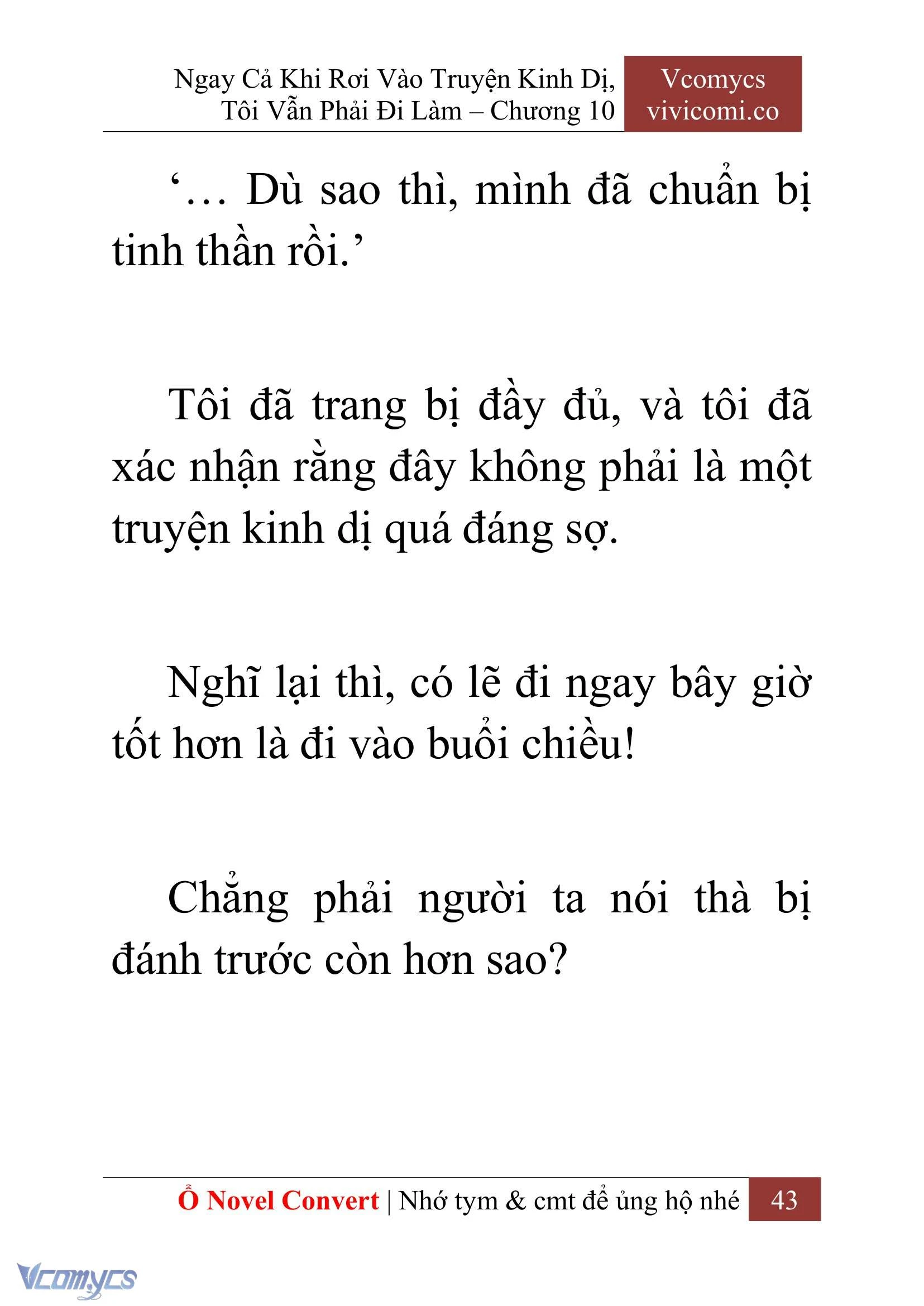 [Novel] Ngay Cả Khi Rơi Vào Truyện Kinh Dị, Tôi Vẫn Phải Đi Làm Chapter  10 - 45