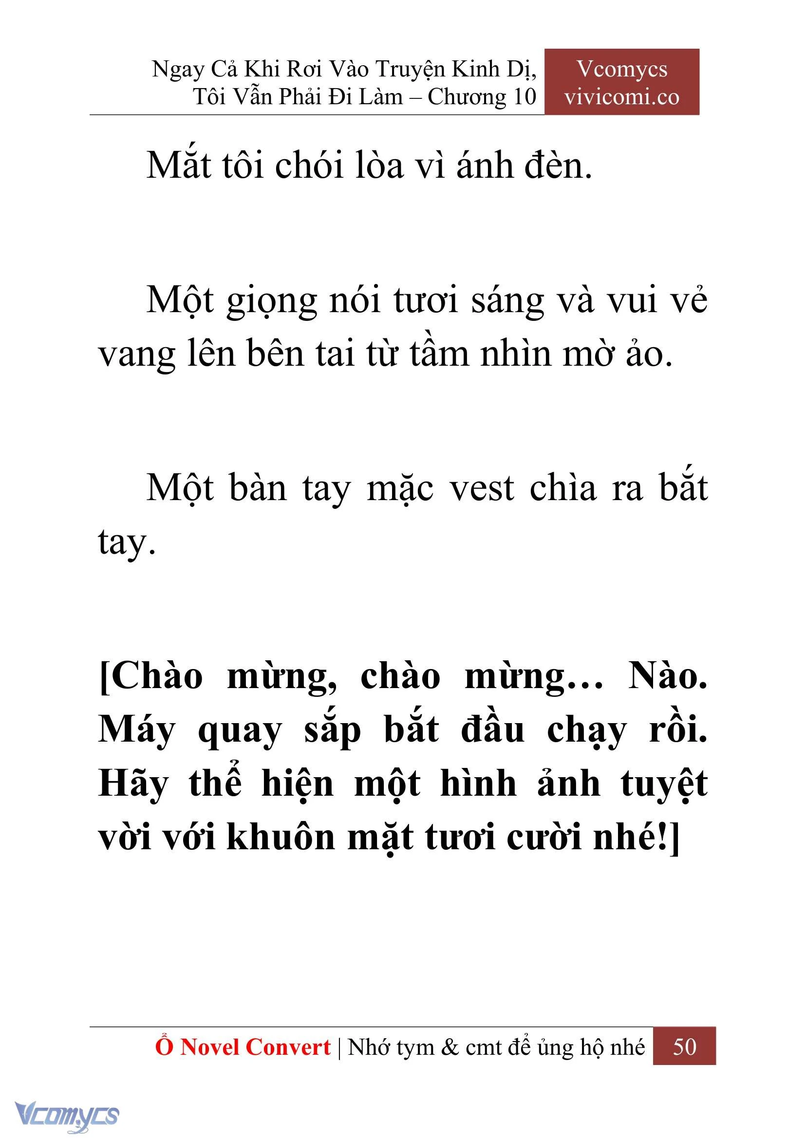 [Novel] Ngay Cả Khi Rơi Vào Truyện Kinh Dị, Tôi Vẫn Phải Đi Làm Chapter  10 - 52