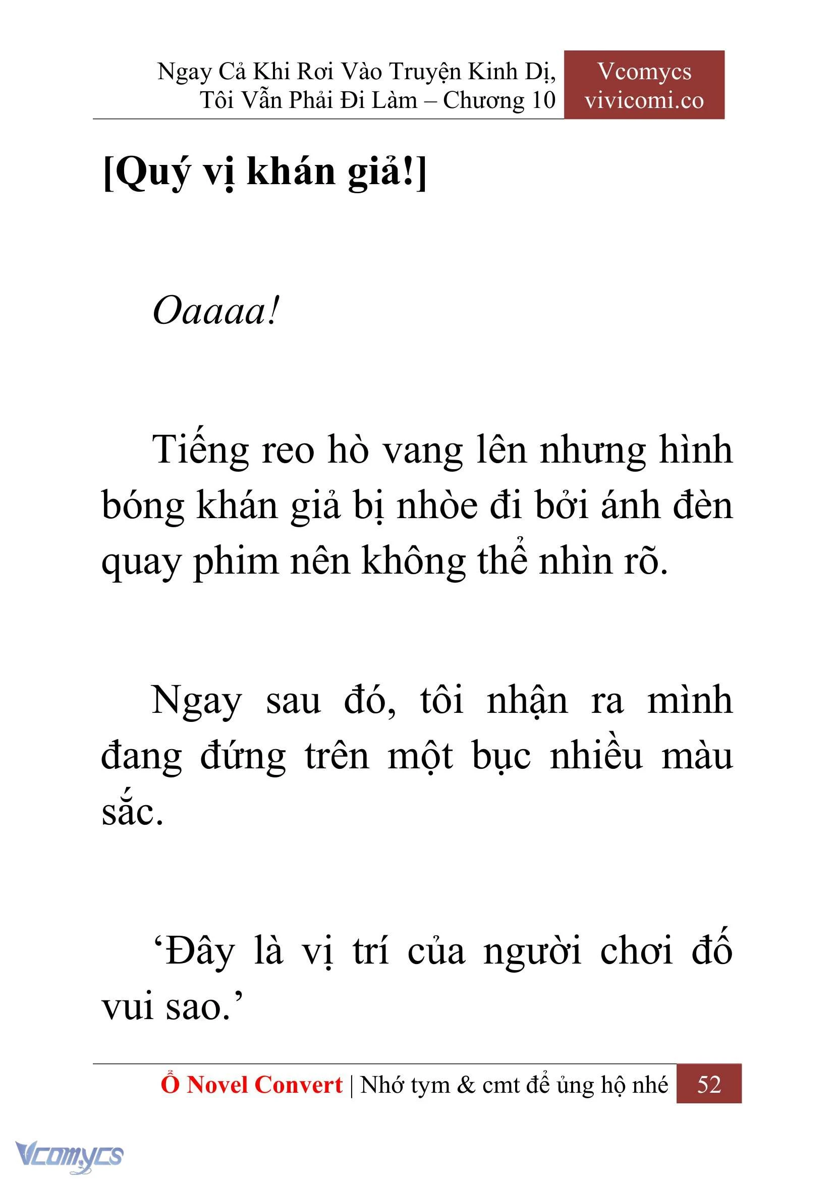 [Novel] Ngay Cả Khi Rơi Vào Truyện Kinh Dị, Tôi Vẫn Phải Đi Làm Chapter  10 - 54