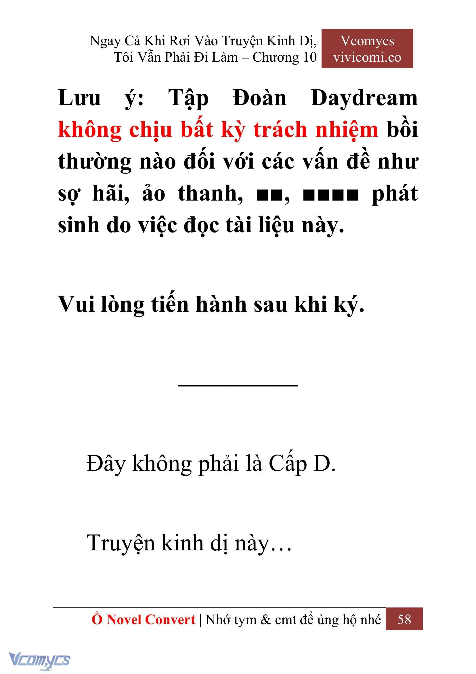 [Novel] Ngay Cả Khi Rơi Vào Truyện Kinh Dị, Tôi Vẫn Phải Đi Làm Chapter  10 - 60