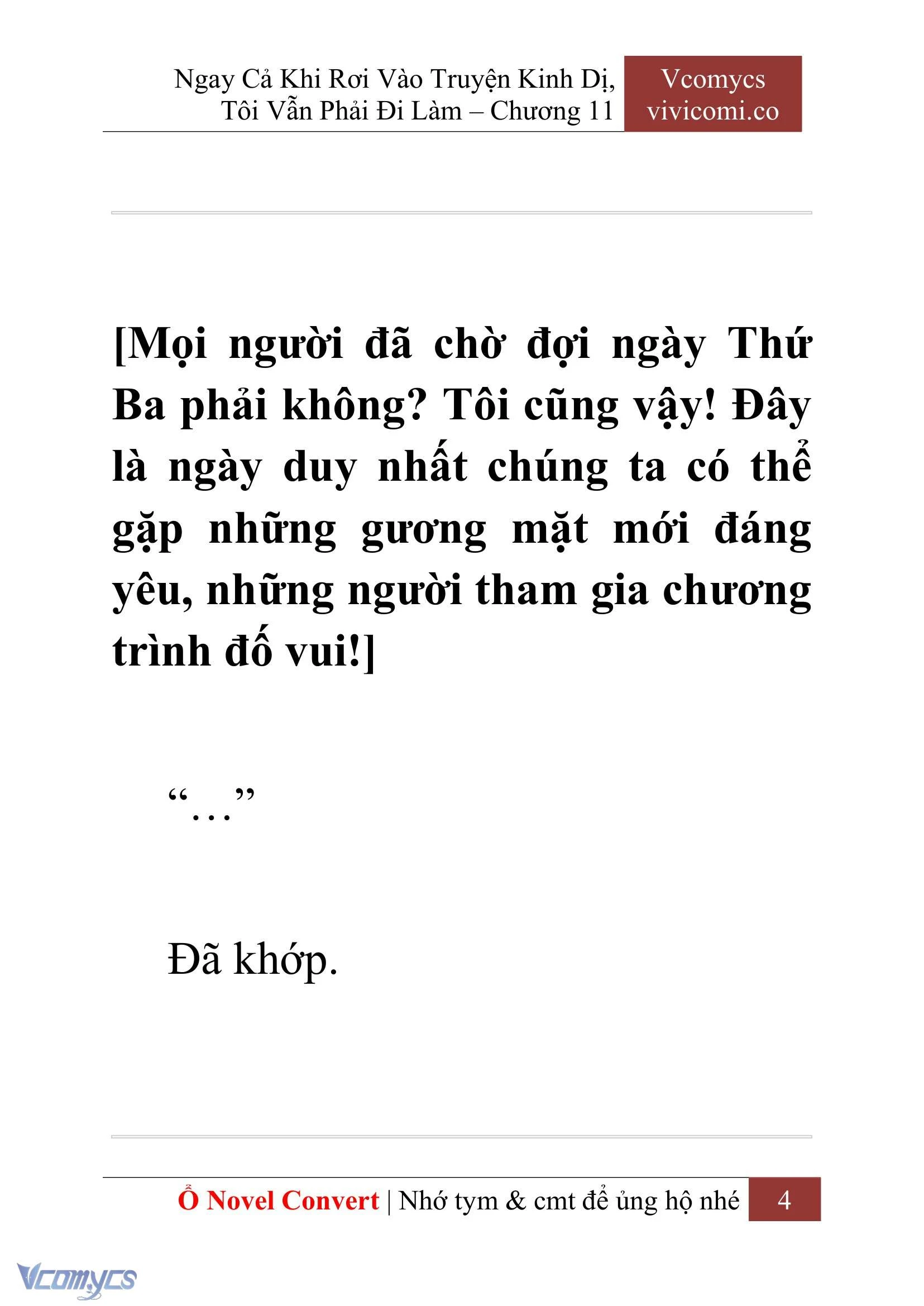 [Novel] Ngay Cả Khi Rơi Vào Truyện Kinh Dị, Tôi Vẫn Phải Đi Làm Chapter  11 - 6