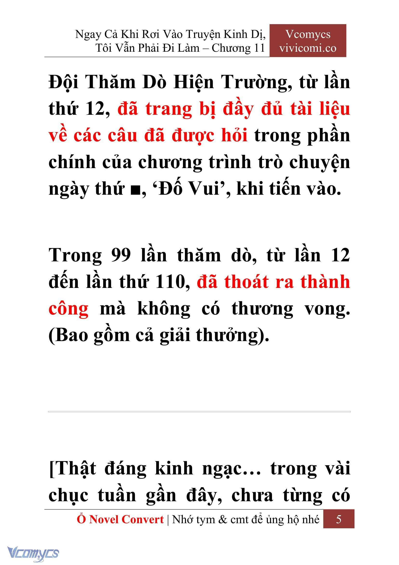 [Novel] Ngay Cả Khi Rơi Vào Truyện Kinh Dị, Tôi Vẫn Phải Đi Làm Chapter  11 - 7
