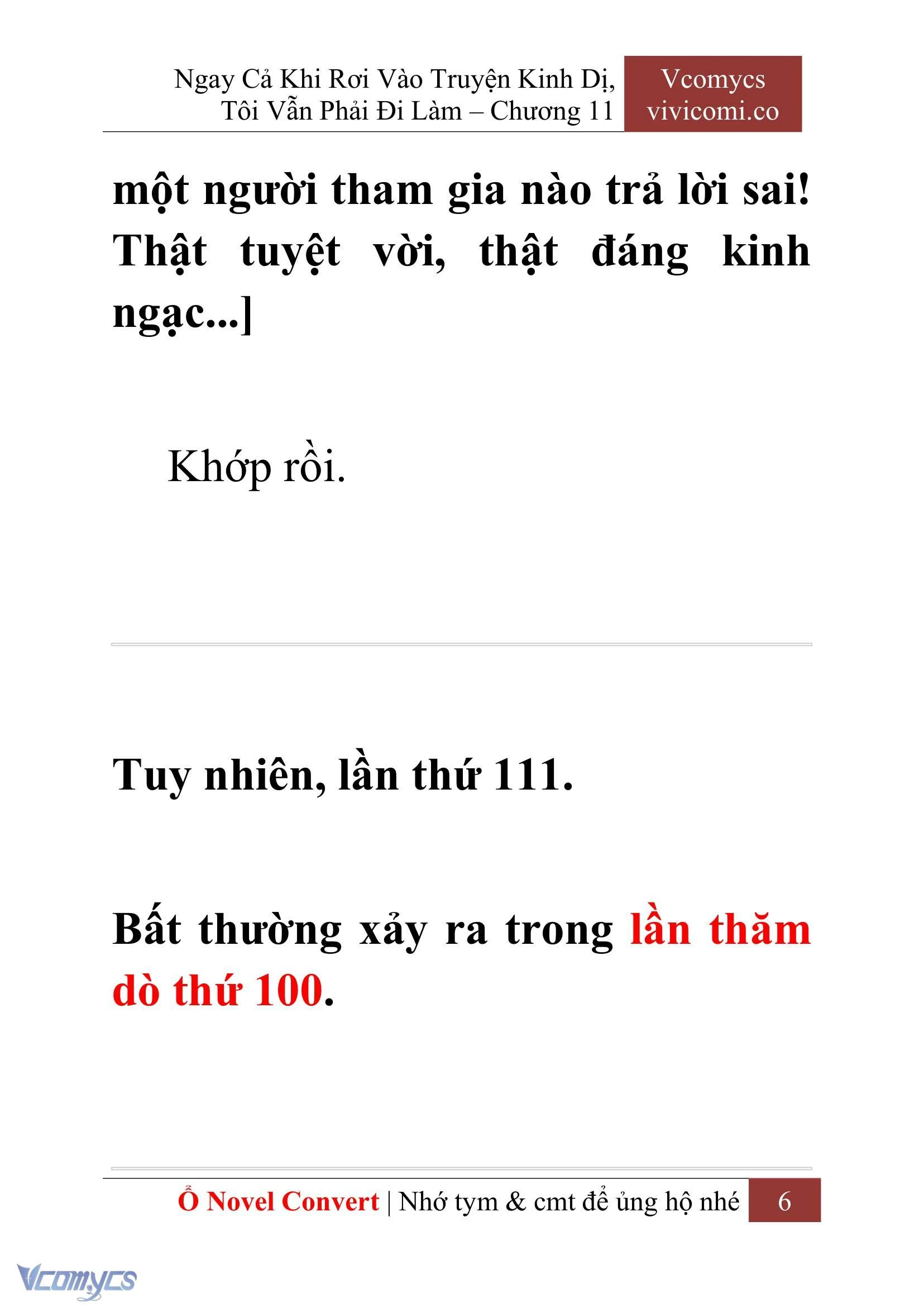 [Novel] Ngay Cả Khi Rơi Vào Truyện Kinh Dị, Tôi Vẫn Phải Đi Làm Chapter  11 - 8