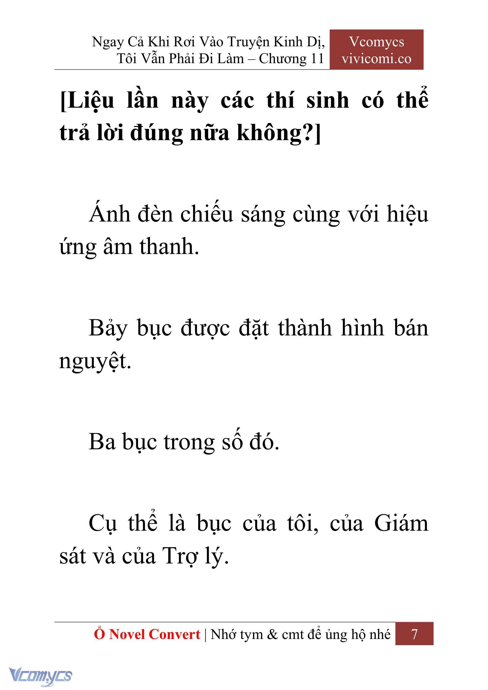 [Novel] Ngay Cả Khi Rơi Vào Truyện Kinh Dị, Tôi Vẫn Phải Đi Làm Chapter  11 - 9