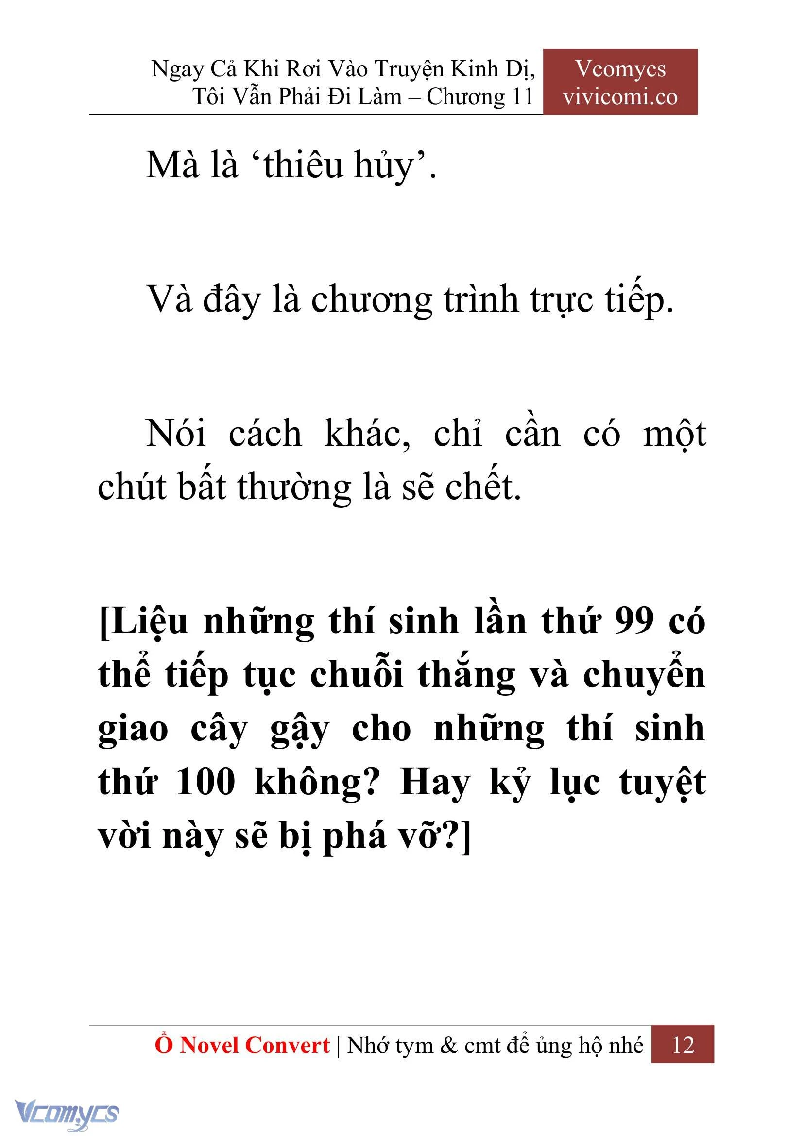 [Novel] Ngay Cả Khi Rơi Vào Truyện Kinh Dị, Tôi Vẫn Phải Đi Làm Chapter  11 - 14