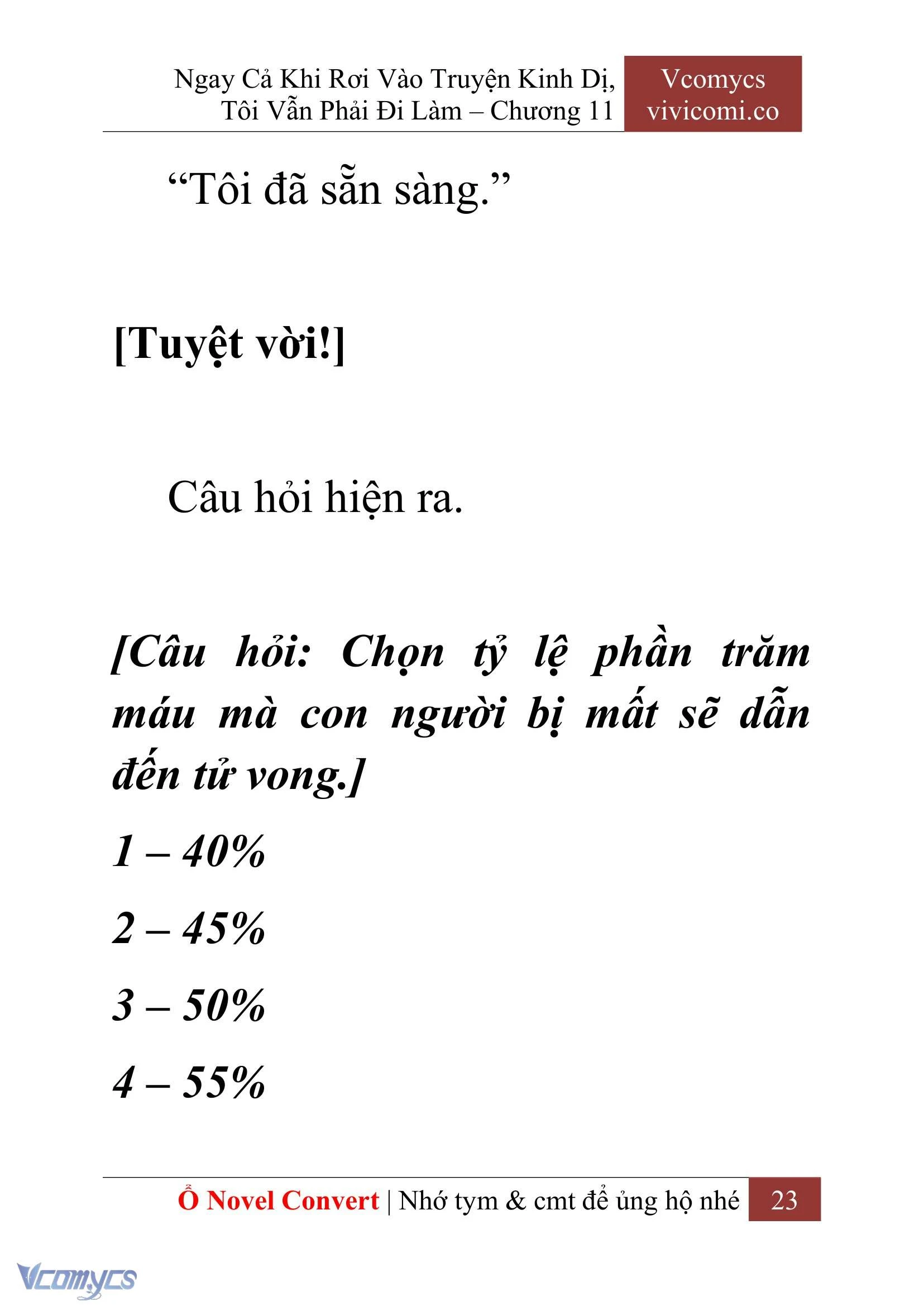 [Novel] Ngay Cả Khi Rơi Vào Truyện Kinh Dị, Tôi Vẫn Phải Đi Làm Chapter  11 - 25