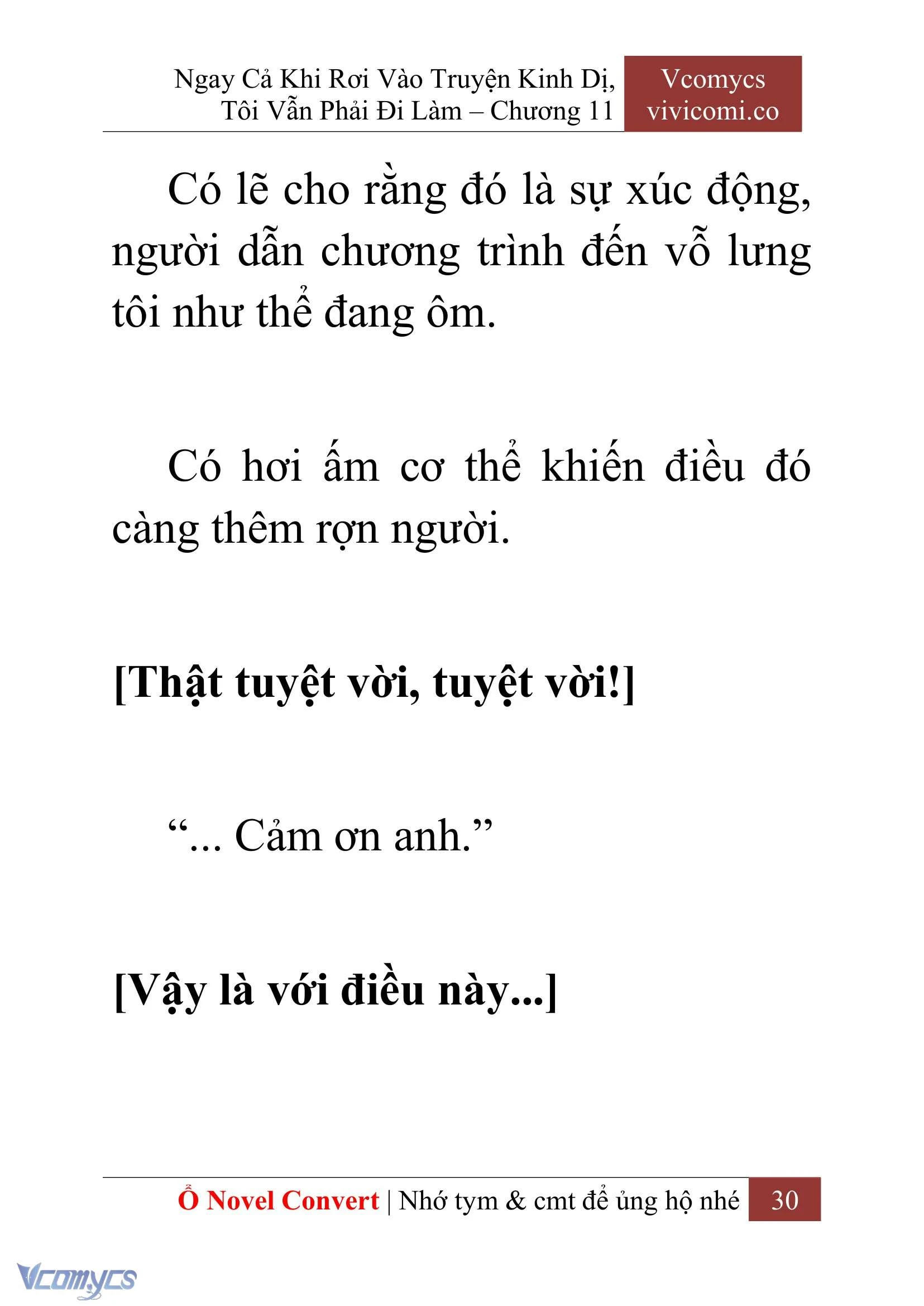 [Novel] Ngay Cả Khi Rơi Vào Truyện Kinh Dị, Tôi Vẫn Phải Đi Làm Chapter  11 - 32