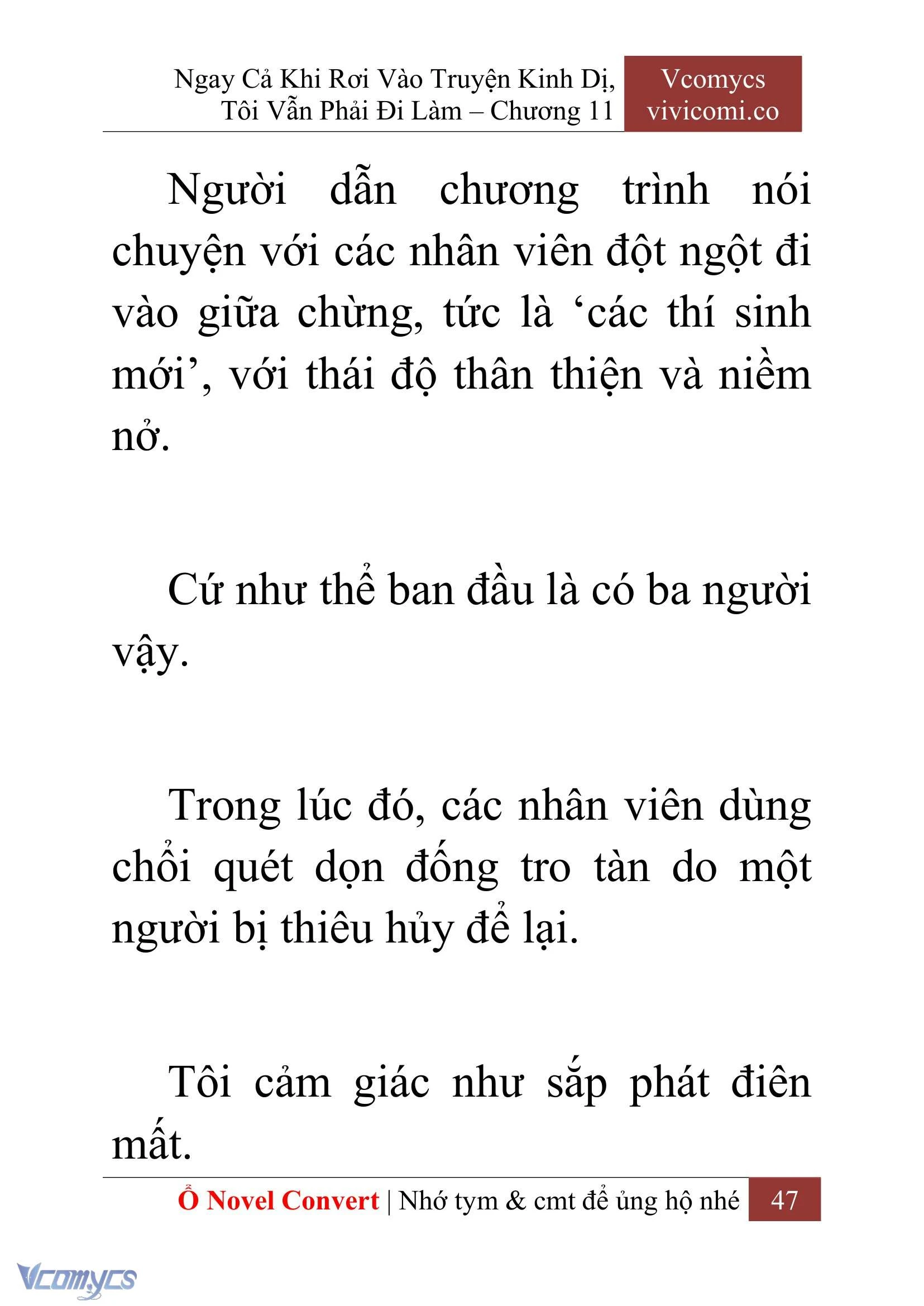 [Novel] Ngay Cả Khi Rơi Vào Truyện Kinh Dị, Tôi Vẫn Phải Đi Làm Chapter  11 - 49