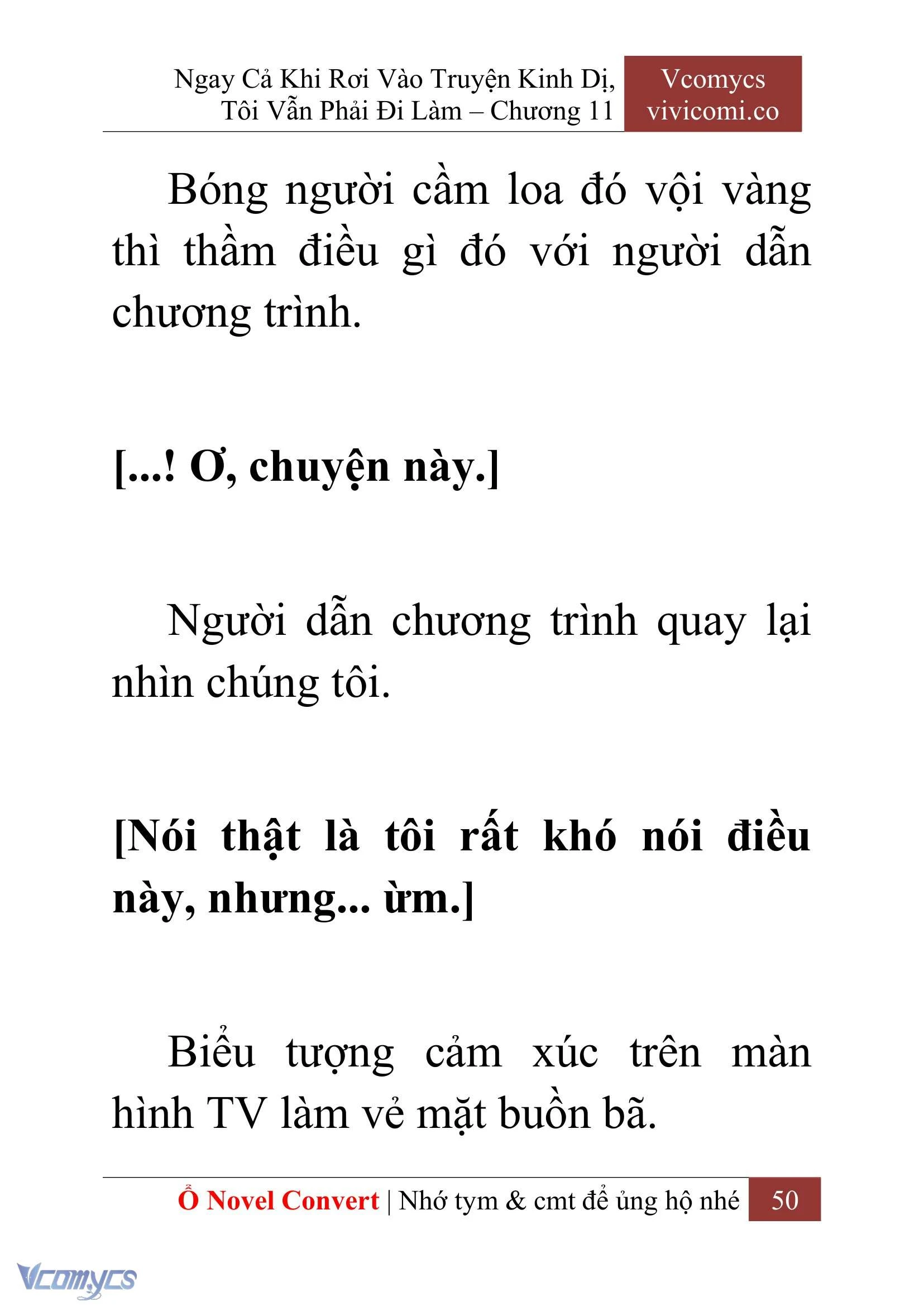 [Novel] Ngay Cả Khi Rơi Vào Truyện Kinh Dị, Tôi Vẫn Phải Đi Làm Chapter  11 - 52
