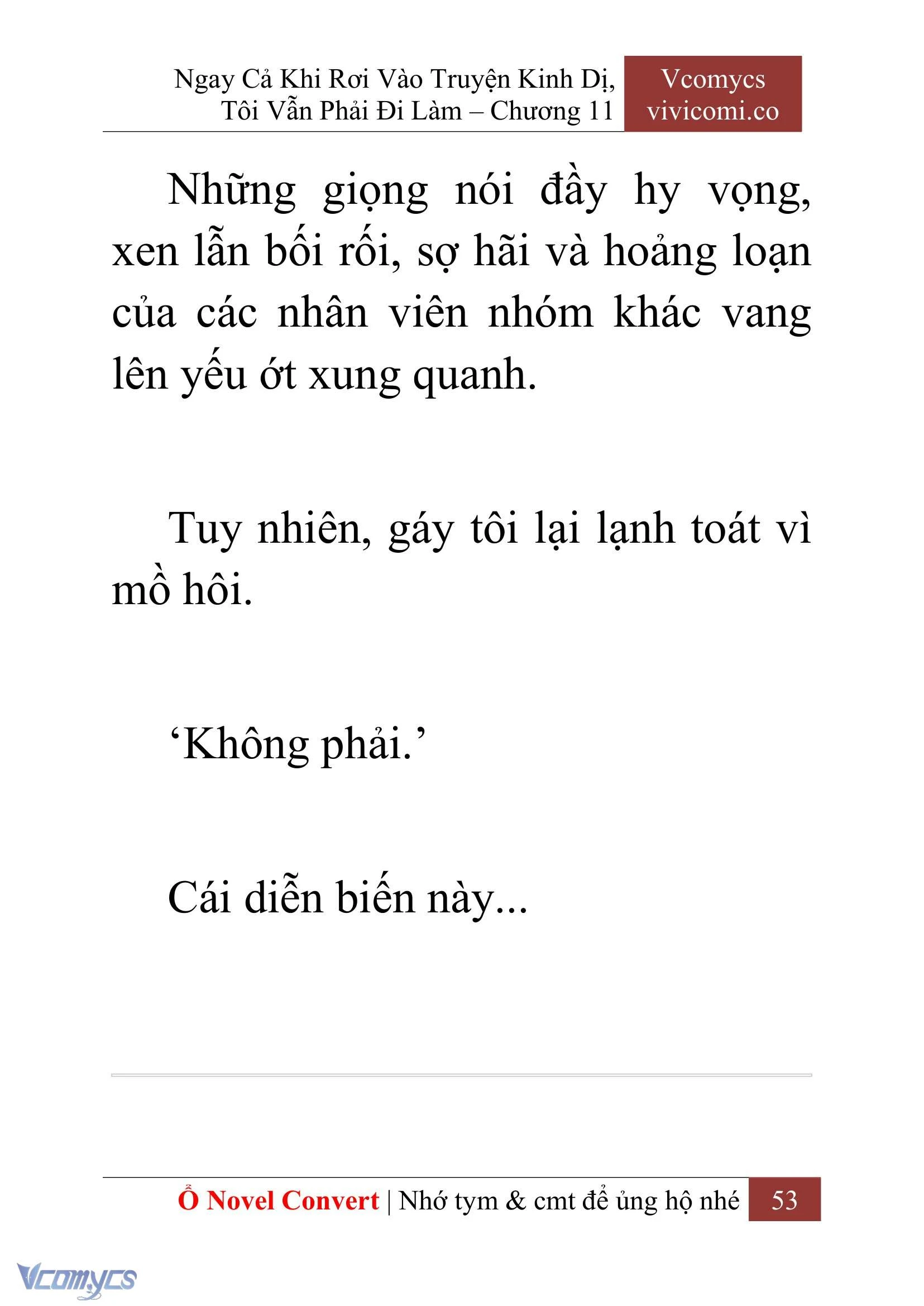 [Novel] Ngay Cả Khi Rơi Vào Truyện Kinh Dị, Tôi Vẫn Phải Đi Làm Chapter  11 - 55