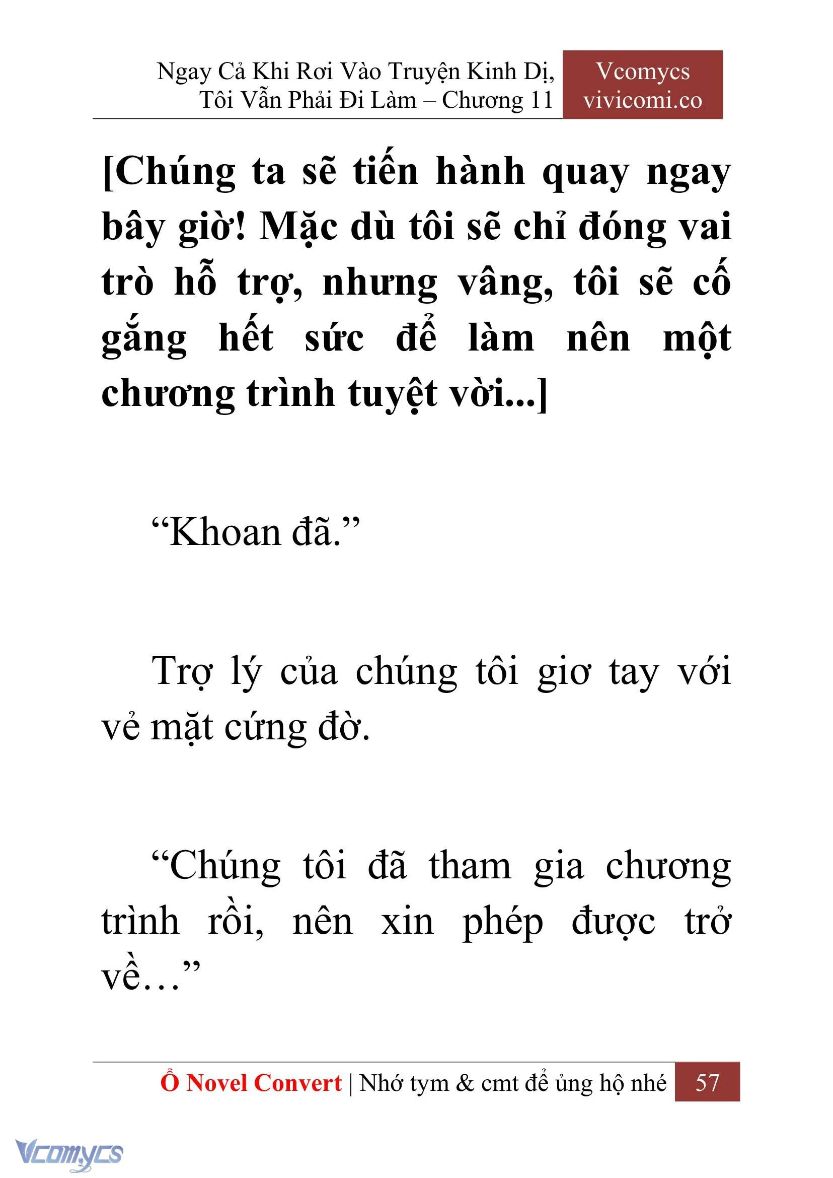 [Novel] Ngay Cả Khi Rơi Vào Truyện Kinh Dị, Tôi Vẫn Phải Đi Làm Chapter  11 - 59