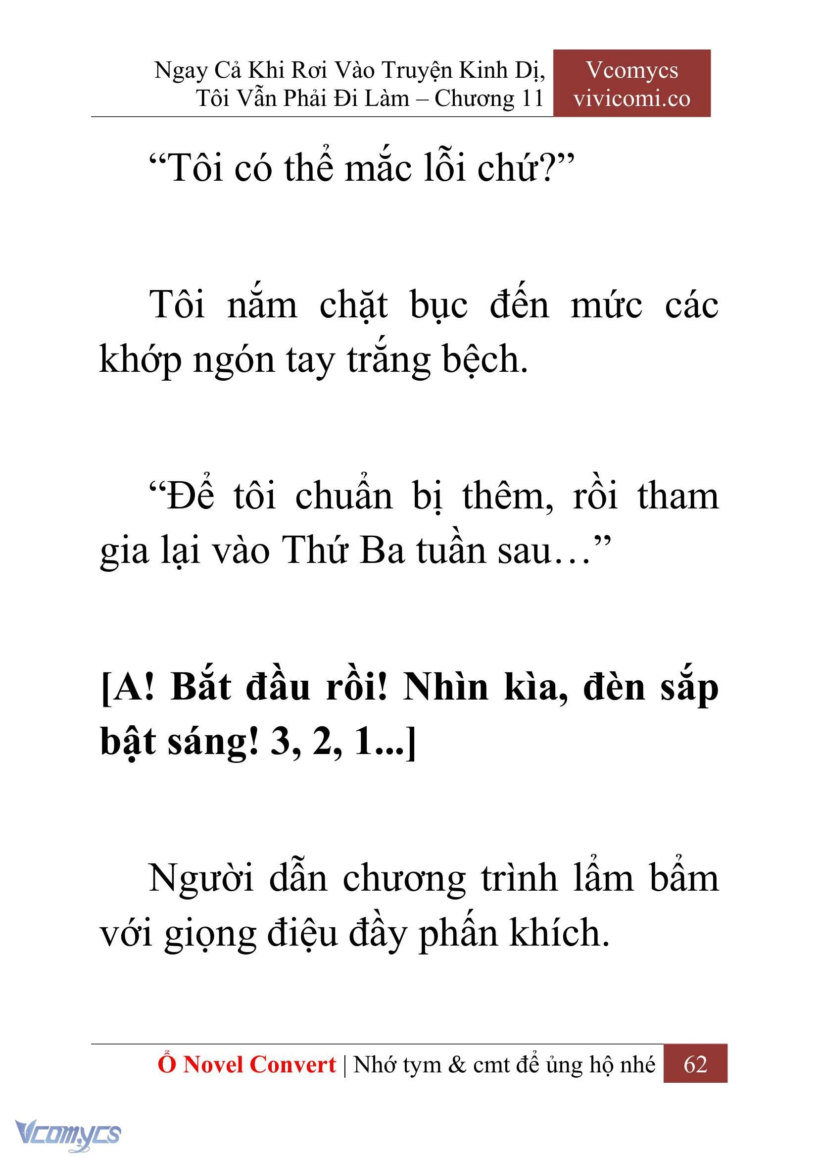 [Novel] Ngay Cả Khi Rơi Vào Truyện Kinh Dị, Tôi Vẫn Phải Đi Làm Chapter  11 - 64