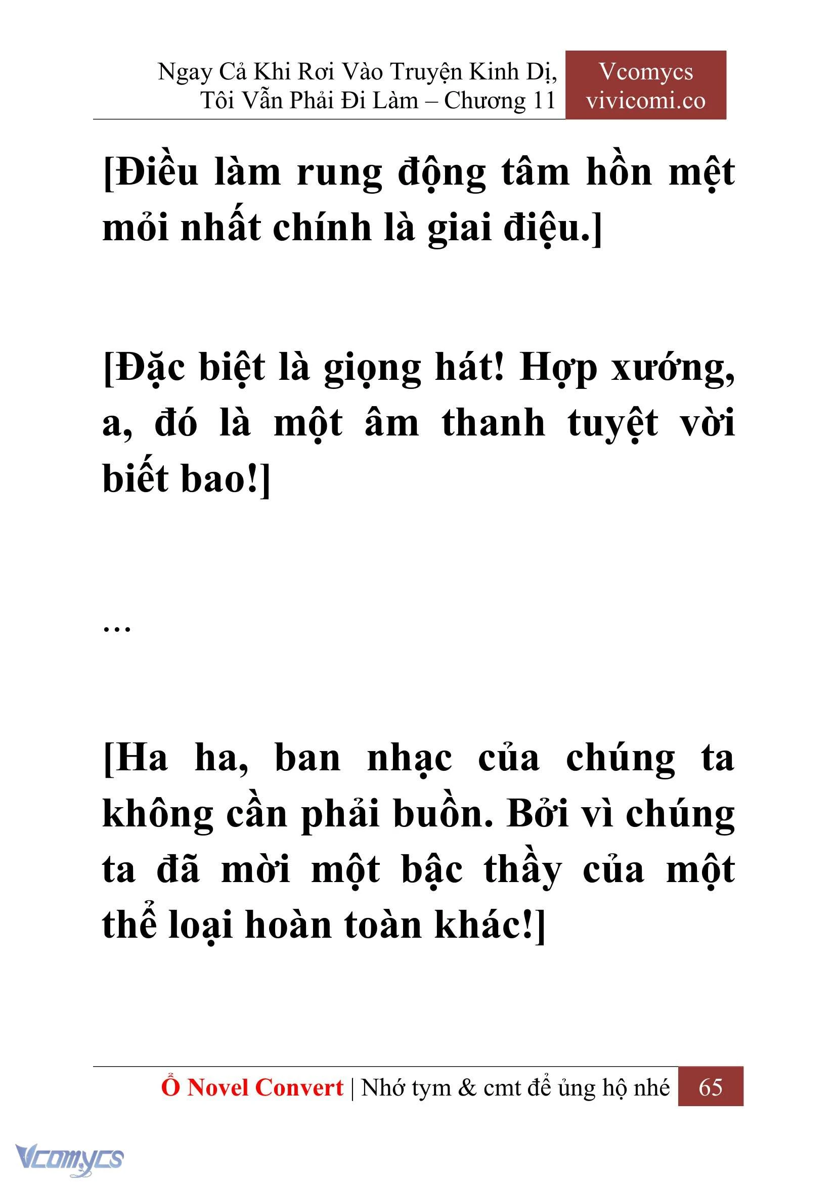 [Novel] Ngay Cả Khi Rơi Vào Truyện Kinh Dị, Tôi Vẫn Phải Đi Làm Chapter  11 - 67