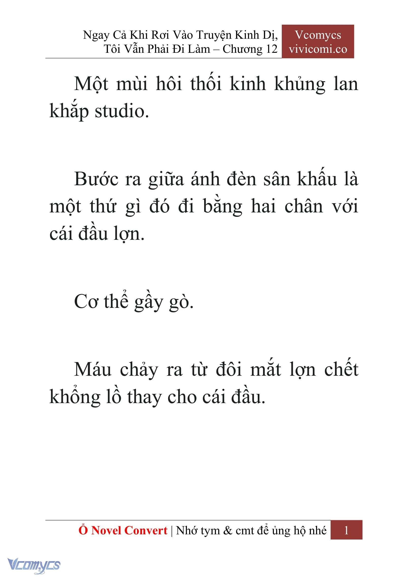 [Novel] Ngay Cả Khi Rơi Vào Truyện Kinh Dị, Tôi Vẫn Phải Đi Làm Chapter  12 - 3