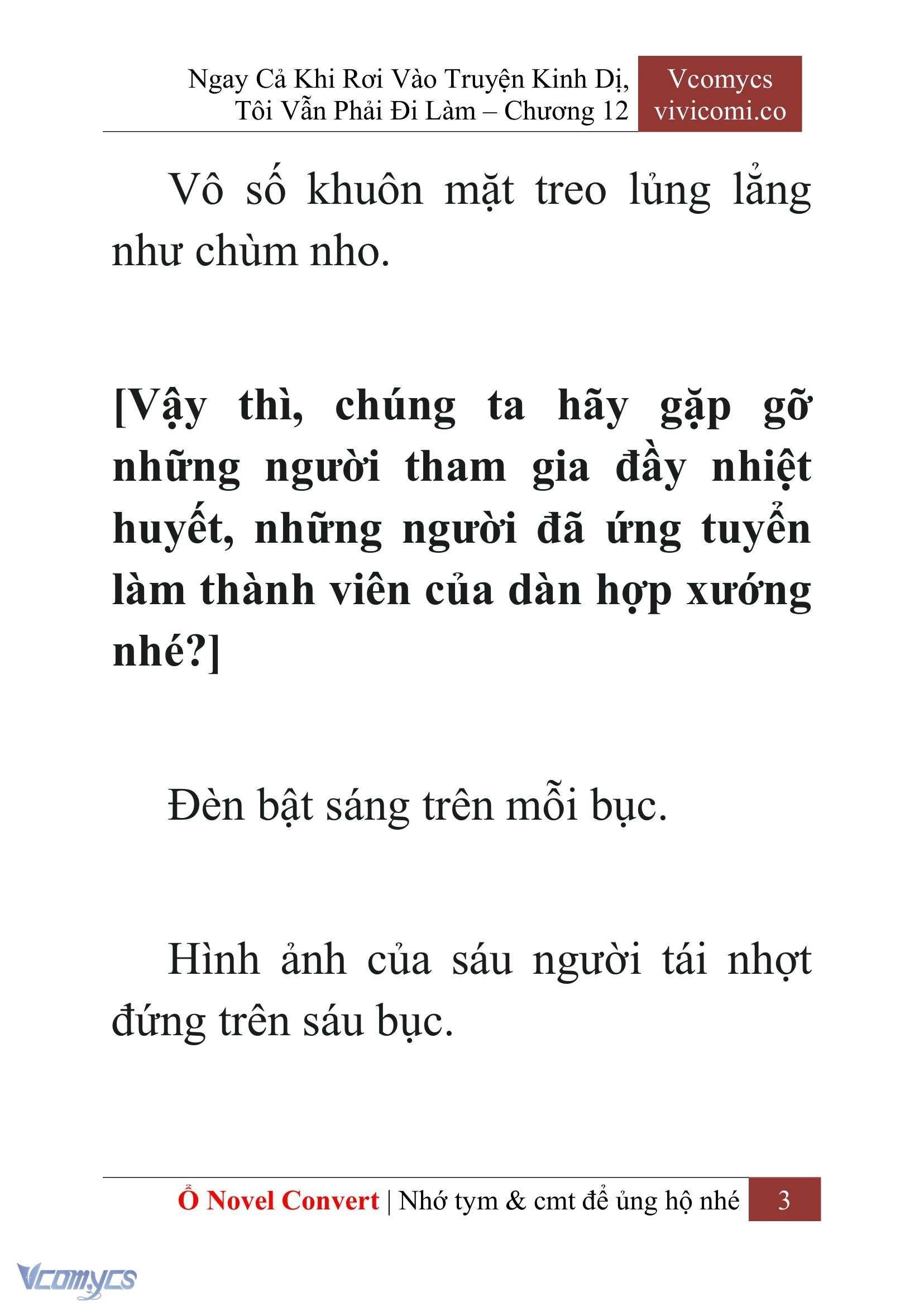 [Novel] Ngay Cả Khi Rơi Vào Truyện Kinh Dị, Tôi Vẫn Phải Đi Làm Chapter  12 - 5