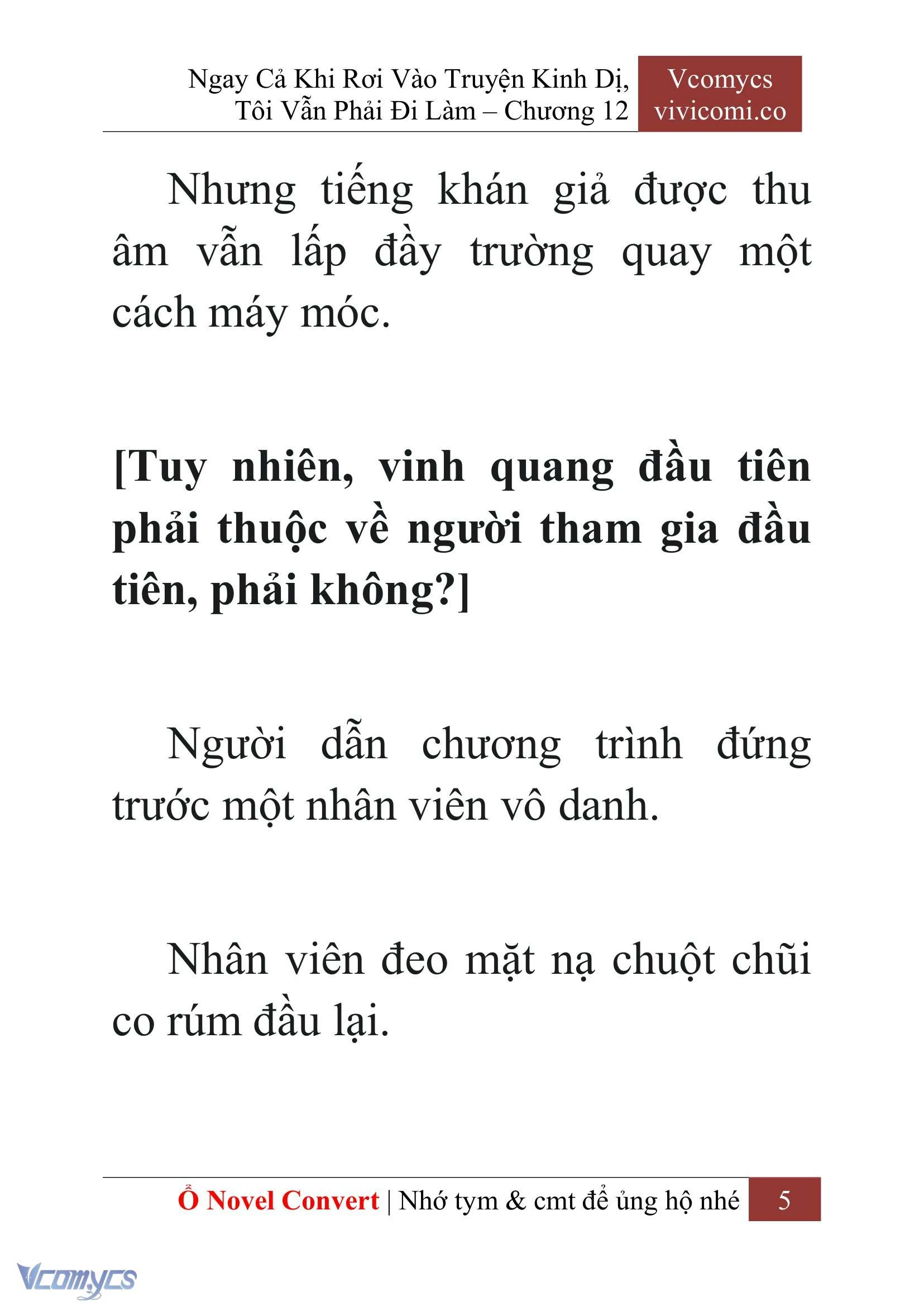 [Novel] Ngay Cả Khi Rơi Vào Truyện Kinh Dị, Tôi Vẫn Phải Đi Làm Chapter  12 - 7