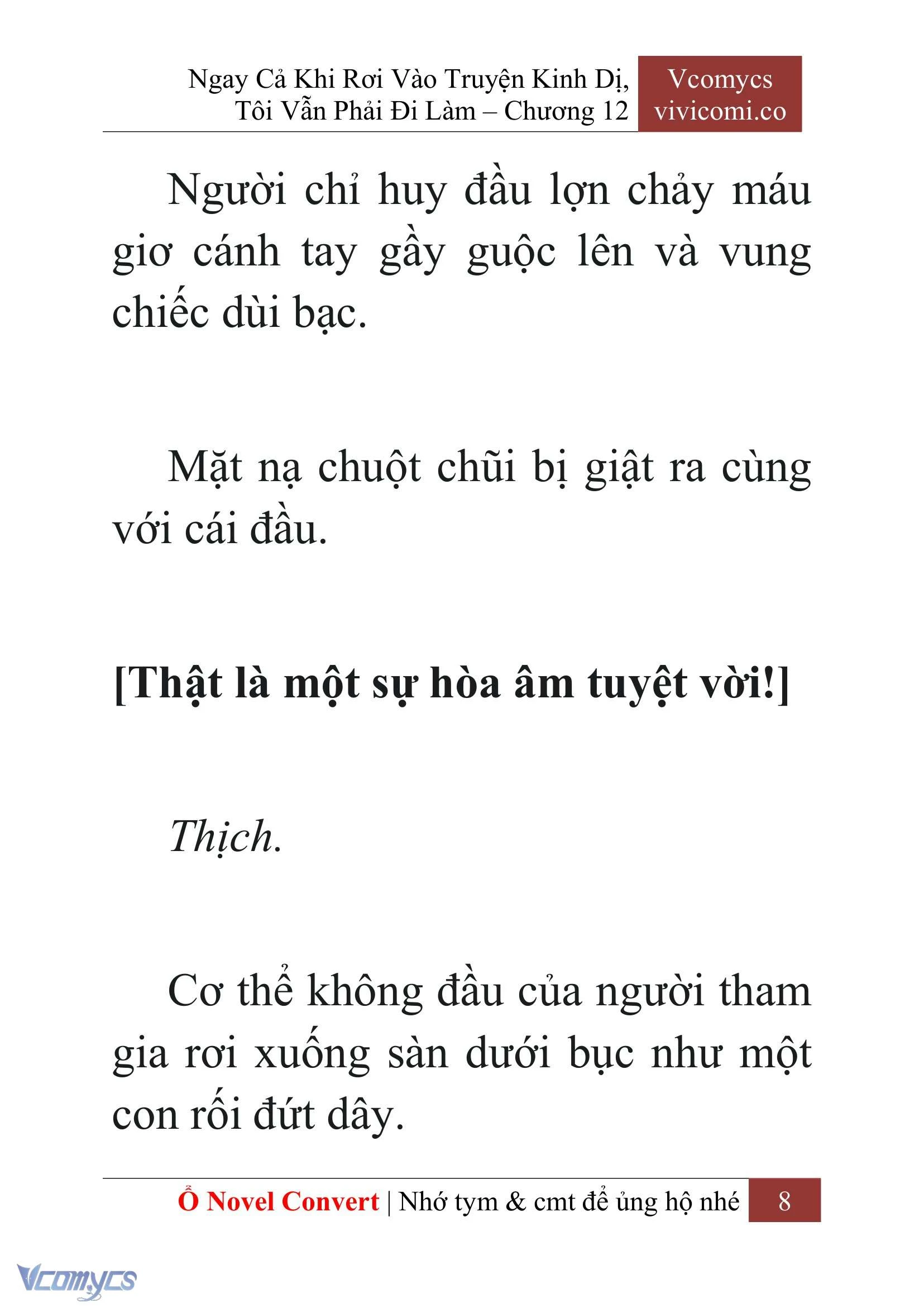 [Novel] Ngay Cả Khi Rơi Vào Truyện Kinh Dị, Tôi Vẫn Phải Đi Làm Chapter  12 - 10