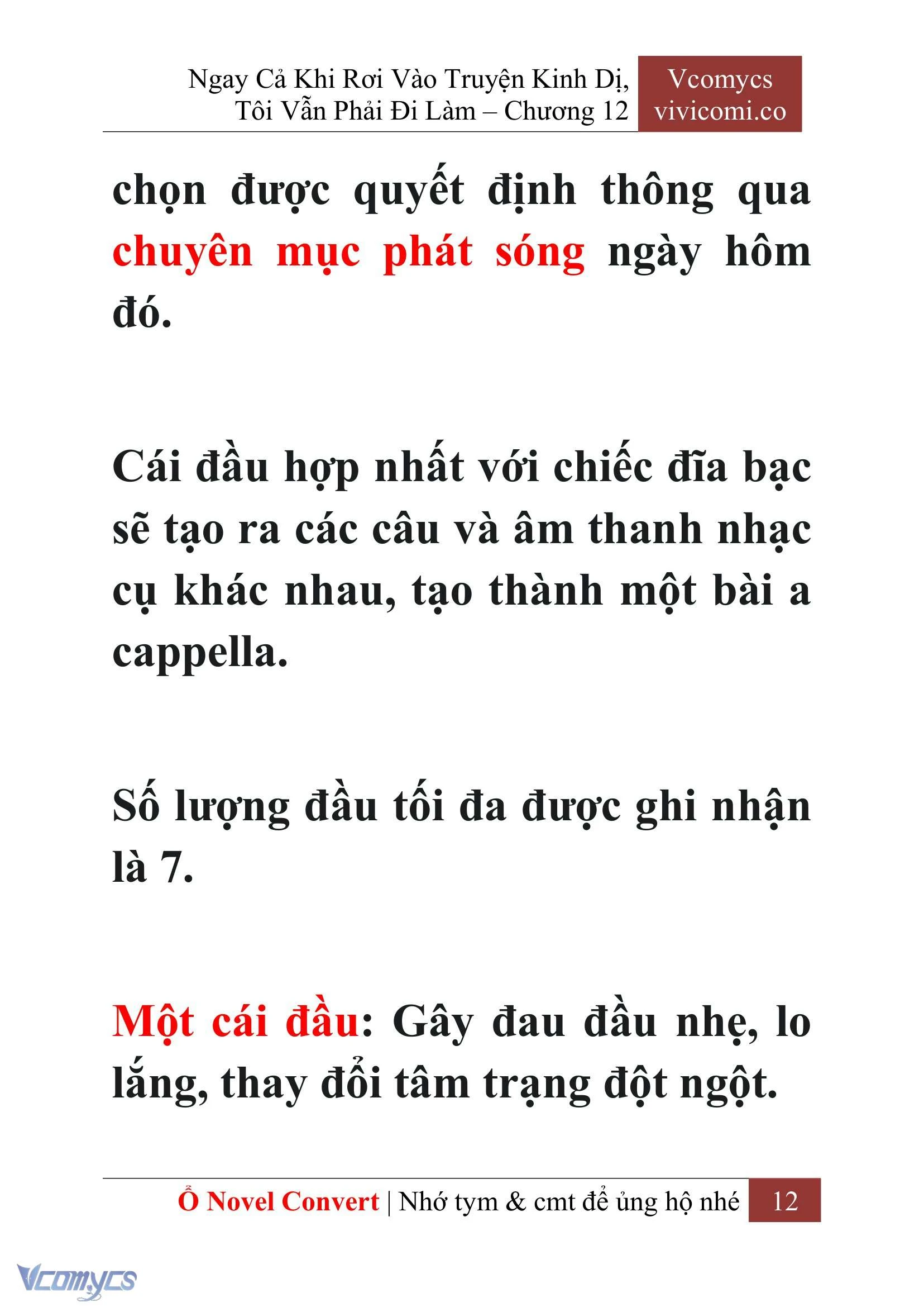 [Novel] Ngay Cả Khi Rơi Vào Truyện Kinh Dị, Tôi Vẫn Phải Đi Làm Chapter  12 - 14