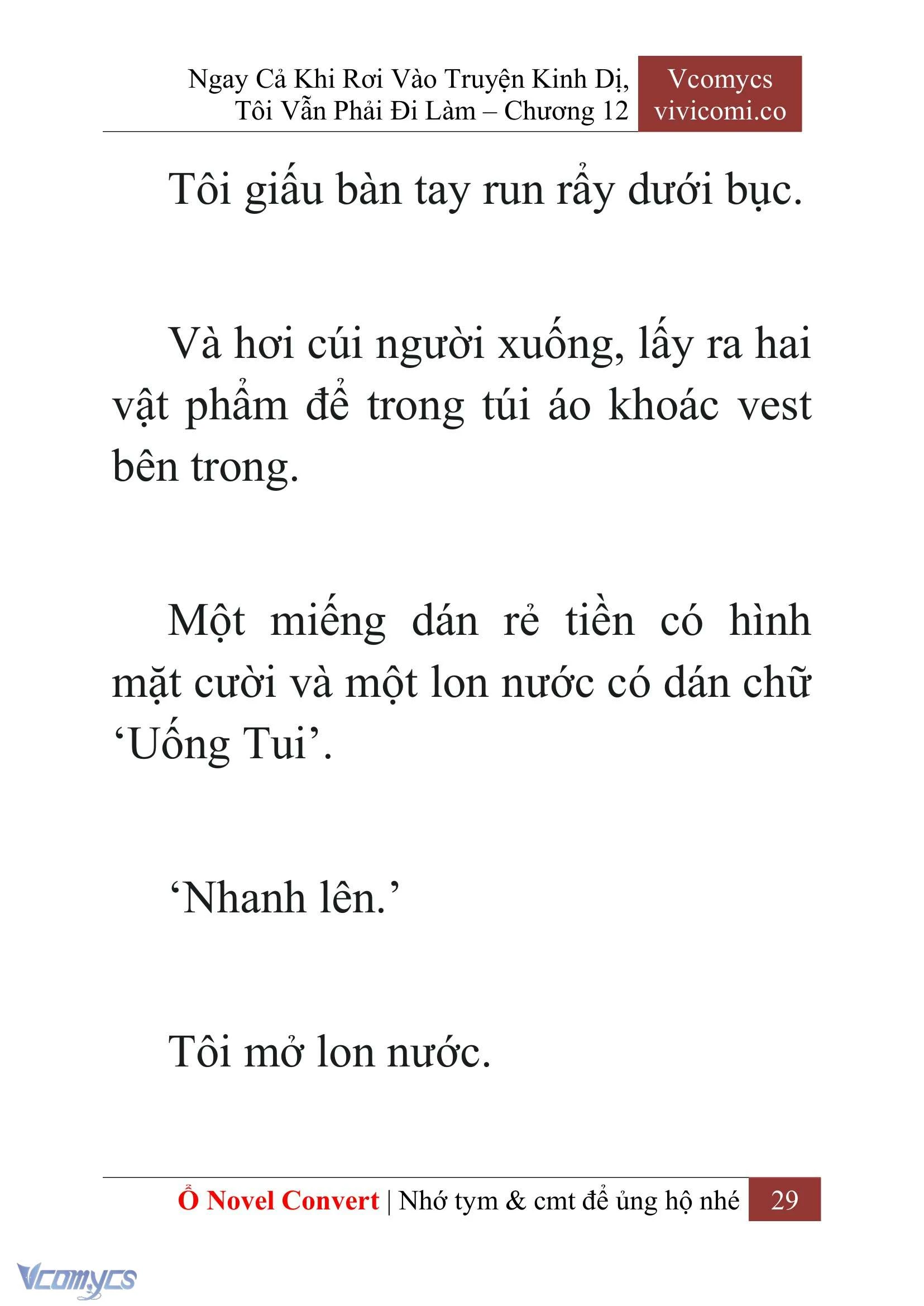 [Novel] Ngay Cả Khi Rơi Vào Truyện Kinh Dị, Tôi Vẫn Phải Đi Làm Chapter  12 - 31