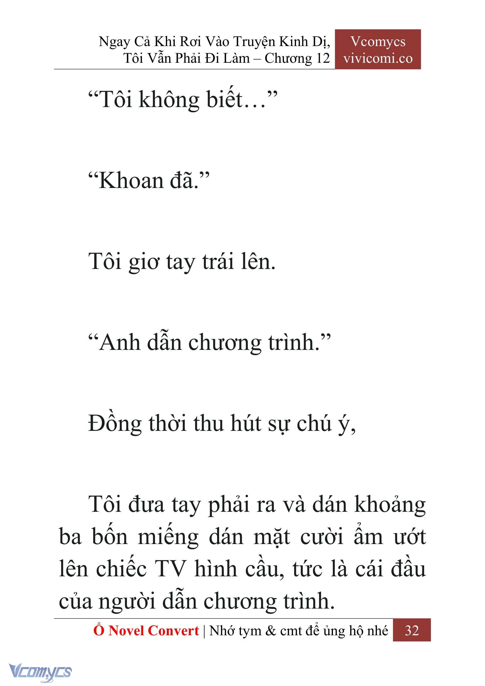 [Novel] Ngay Cả Khi Rơi Vào Truyện Kinh Dị, Tôi Vẫn Phải Đi Làm Chapter  12 - 34