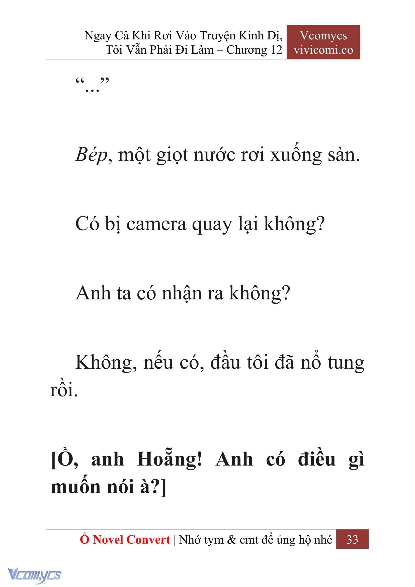 [Novel] Ngay Cả Khi Rơi Vào Truyện Kinh Dị, Tôi Vẫn Phải Đi Làm Chapter  12 - 35