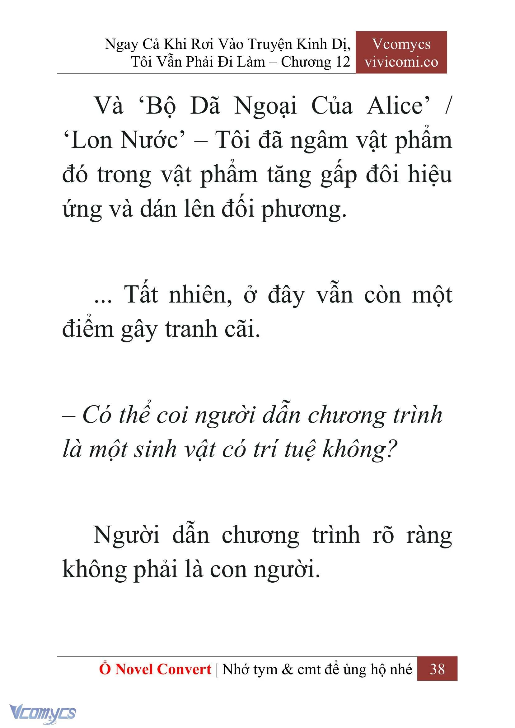 [Novel] Ngay Cả Khi Rơi Vào Truyện Kinh Dị, Tôi Vẫn Phải Đi Làm Chapter  12 - 40