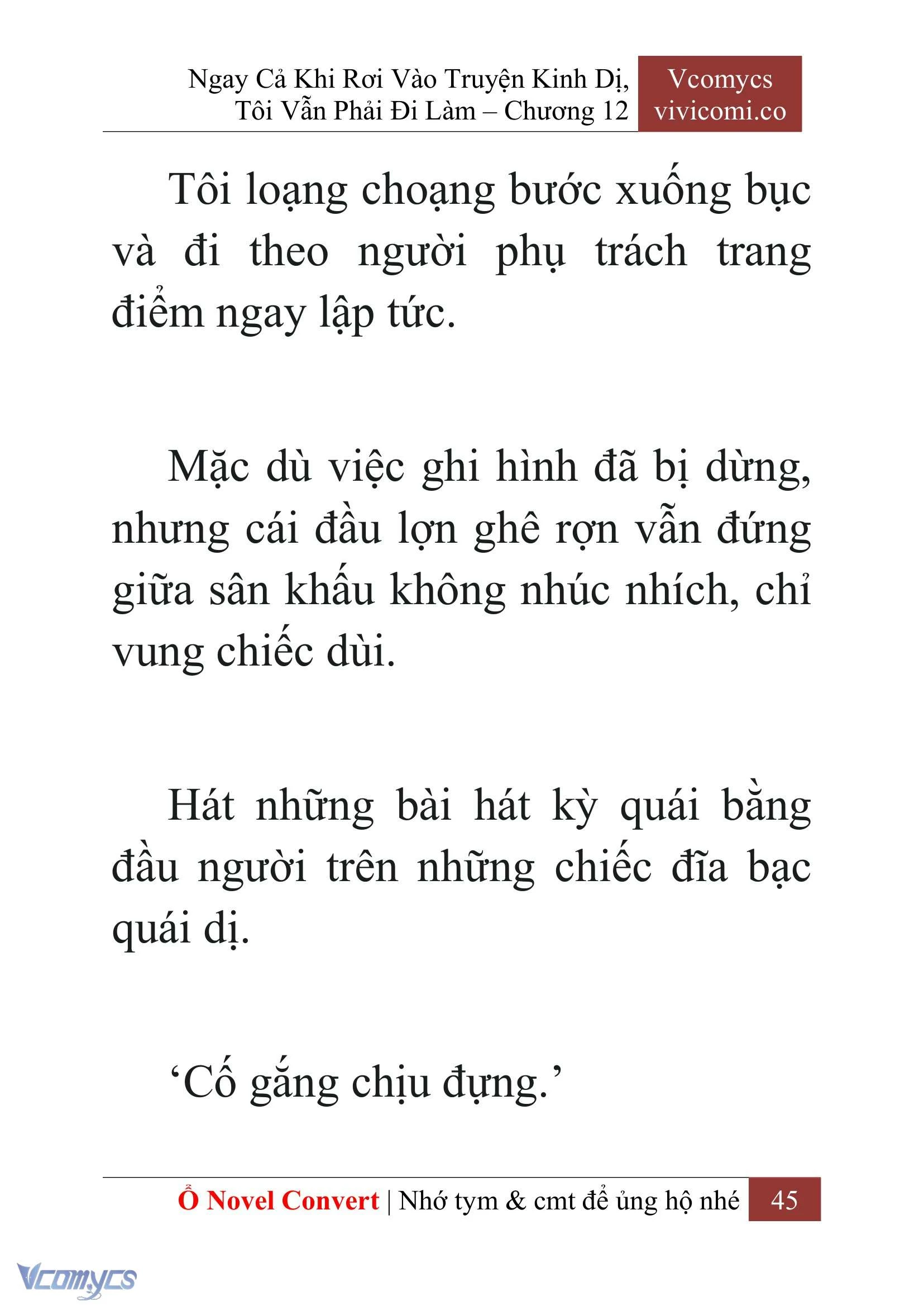 [Novel] Ngay Cả Khi Rơi Vào Truyện Kinh Dị, Tôi Vẫn Phải Đi Làm Chapter  12 - 47