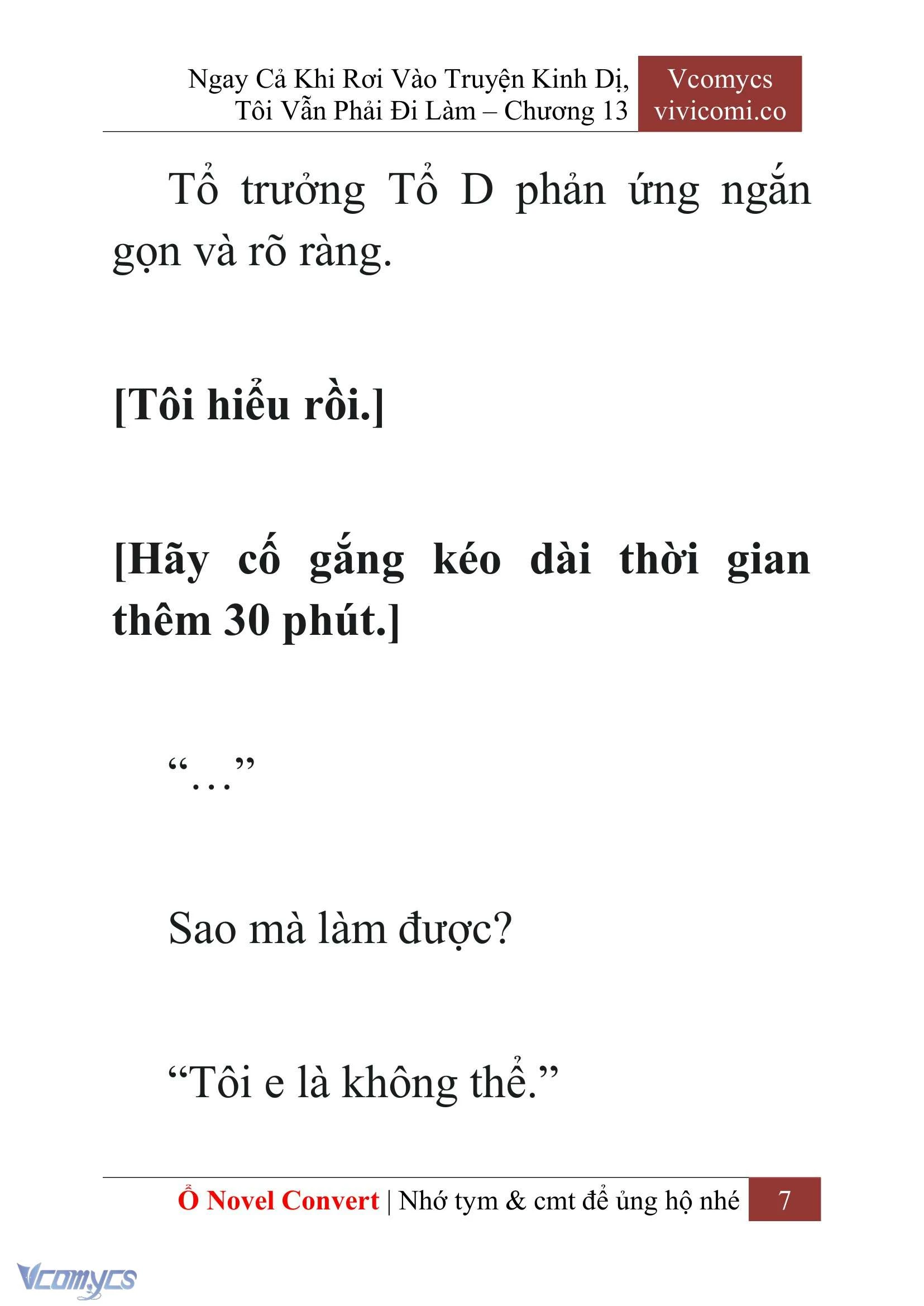[Novel] Ngay Cả Khi Rơi Vào Truyện Kinh Dị, Tôi Vẫn Phải Đi Làm Chapter  13 - 9