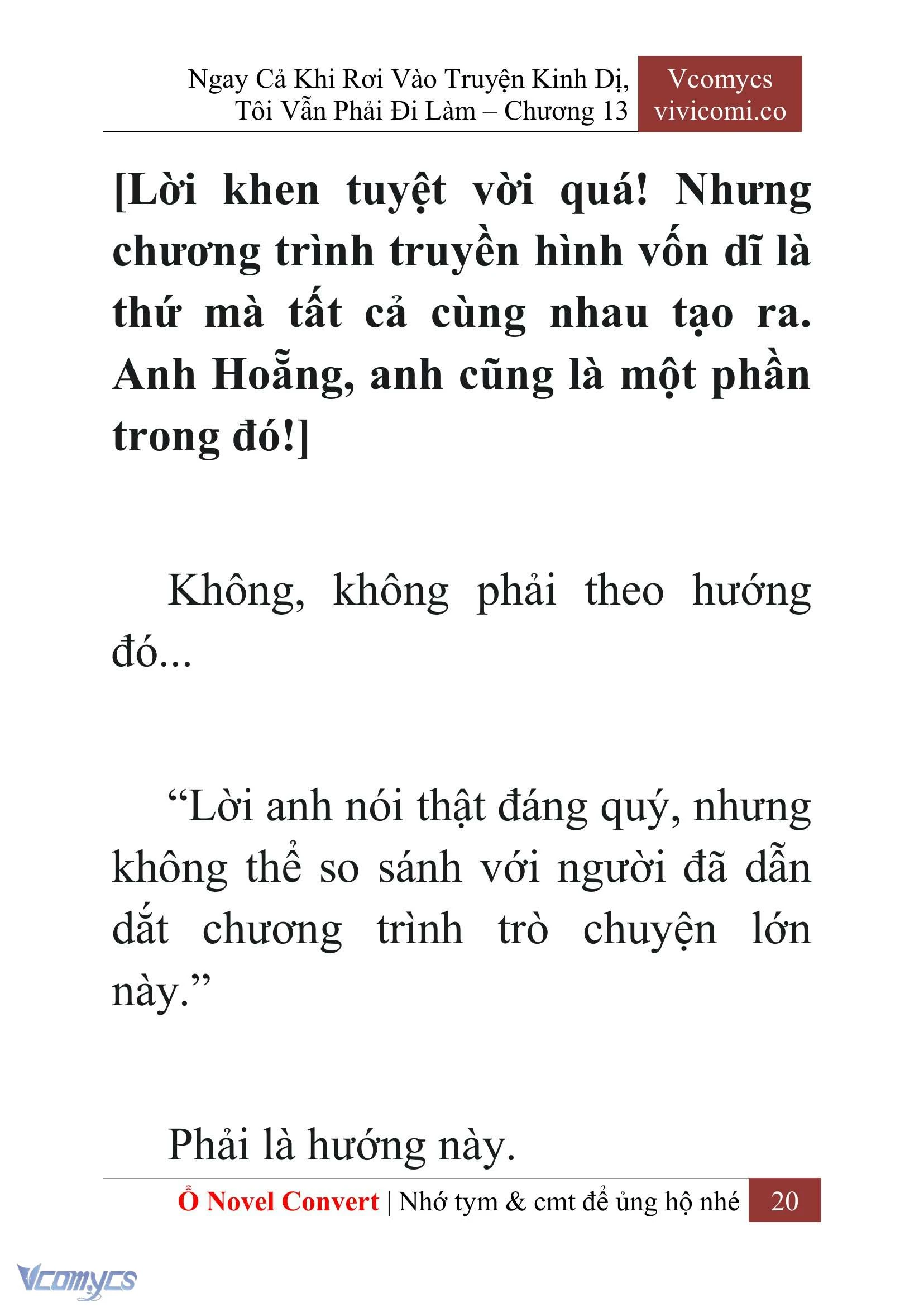 [Novel] Ngay Cả Khi Rơi Vào Truyện Kinh Dị, Tôi Vẫn Phải Đi Làm Chapter  13 - 22