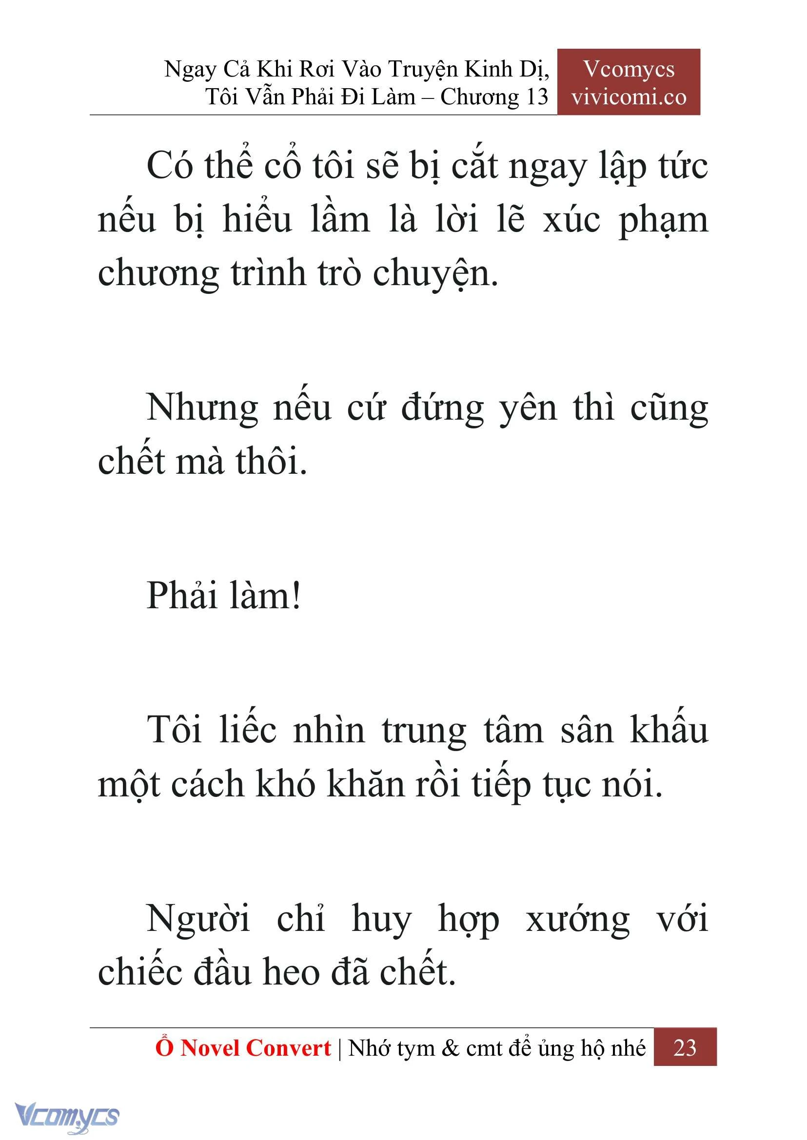 [Novel] Ngay Cả Khi Rơi Vào Truyện Kinh Dị, Tôi Vẫn Phải Đi Làm Chapter  13 - 25
