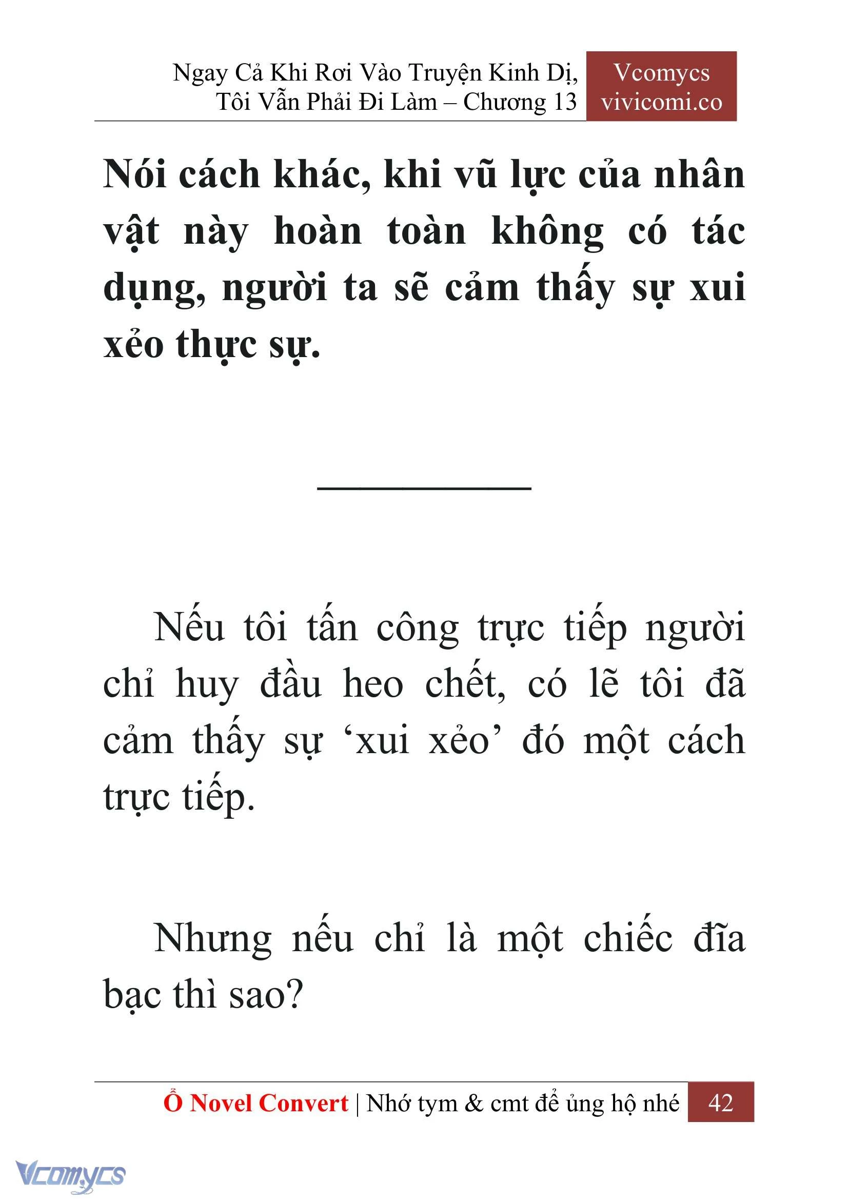 [Novel] Ngay Cả Khi Rơi Vào Truyện Kinh Dị, Tôi Vẫn Phải Đi Làm Chapter  13 - 44