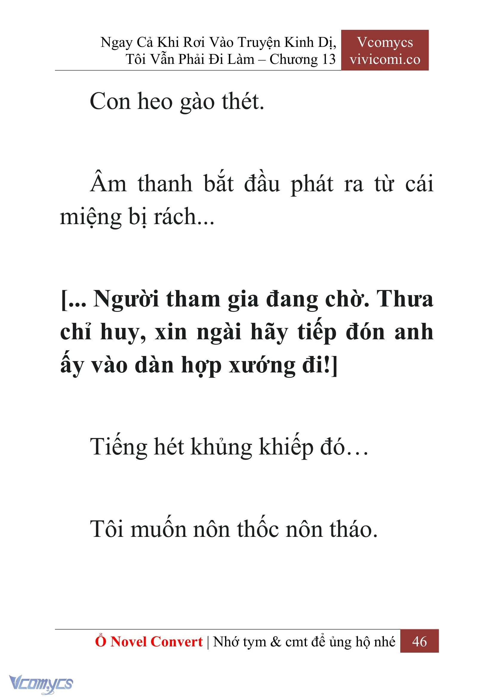 [Novel] Ngay Cả Khi Rơi Vào Truyện Kinh Dị, Tôi Vẫn Phải Đi Làm Chapter  13 - 48