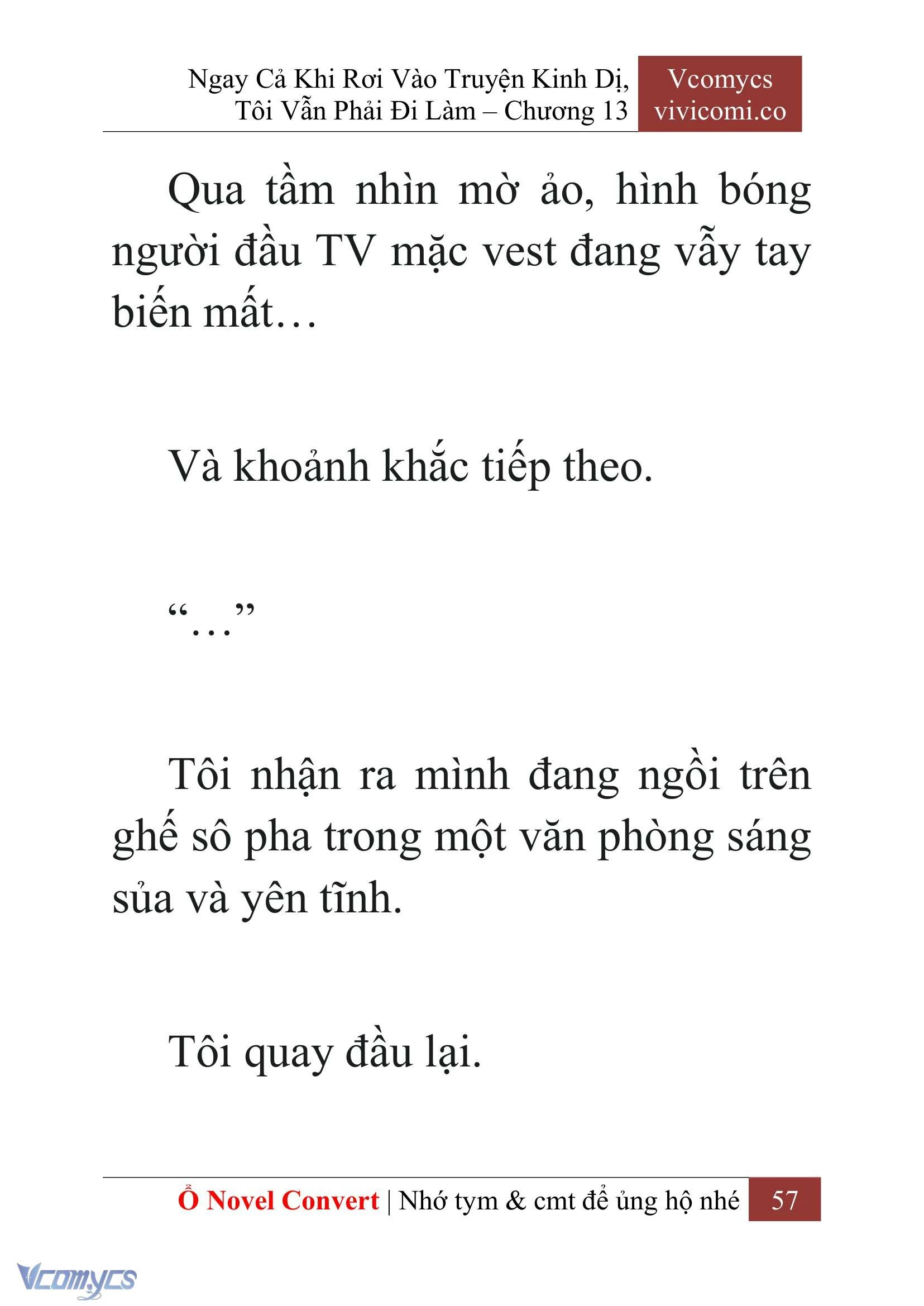 [Novel] Ngay Cả Khi Rơi Vào Truyện Kinh Dị, Tôi Vẫn Phải Đi Làm Chapter  13 - 59