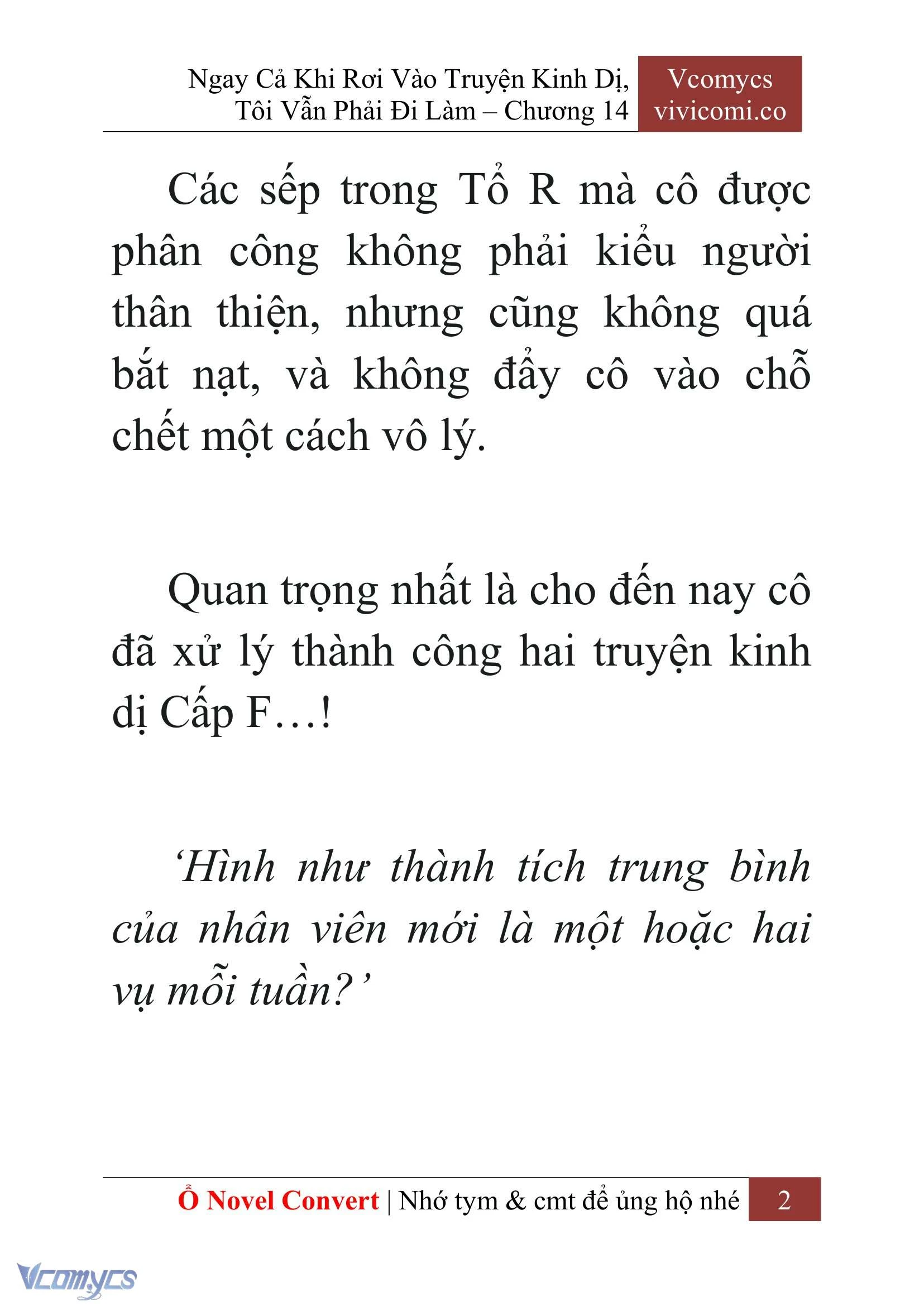 [Novel] Ngay Cả Khi Rơi Vào Truyện Kinh Dị, Tôi Vẫn Phải Đi Làm Chapter  14 - 4