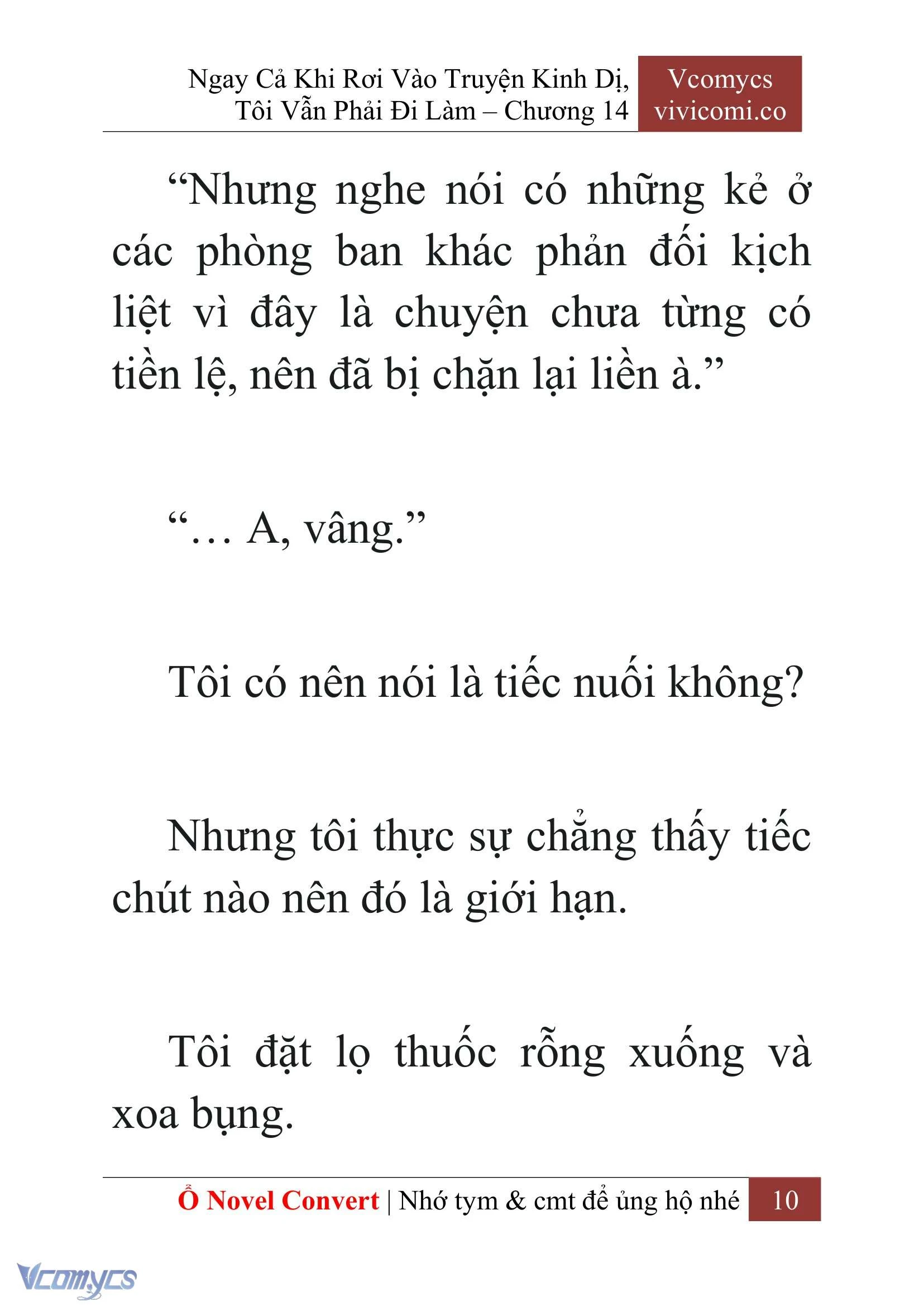 [Novel] Ngay Cả Khi Rơi Vào Truyện Kinh Dị, Tôi Vẫn Phải Đi Làm Chapter  14 - 12