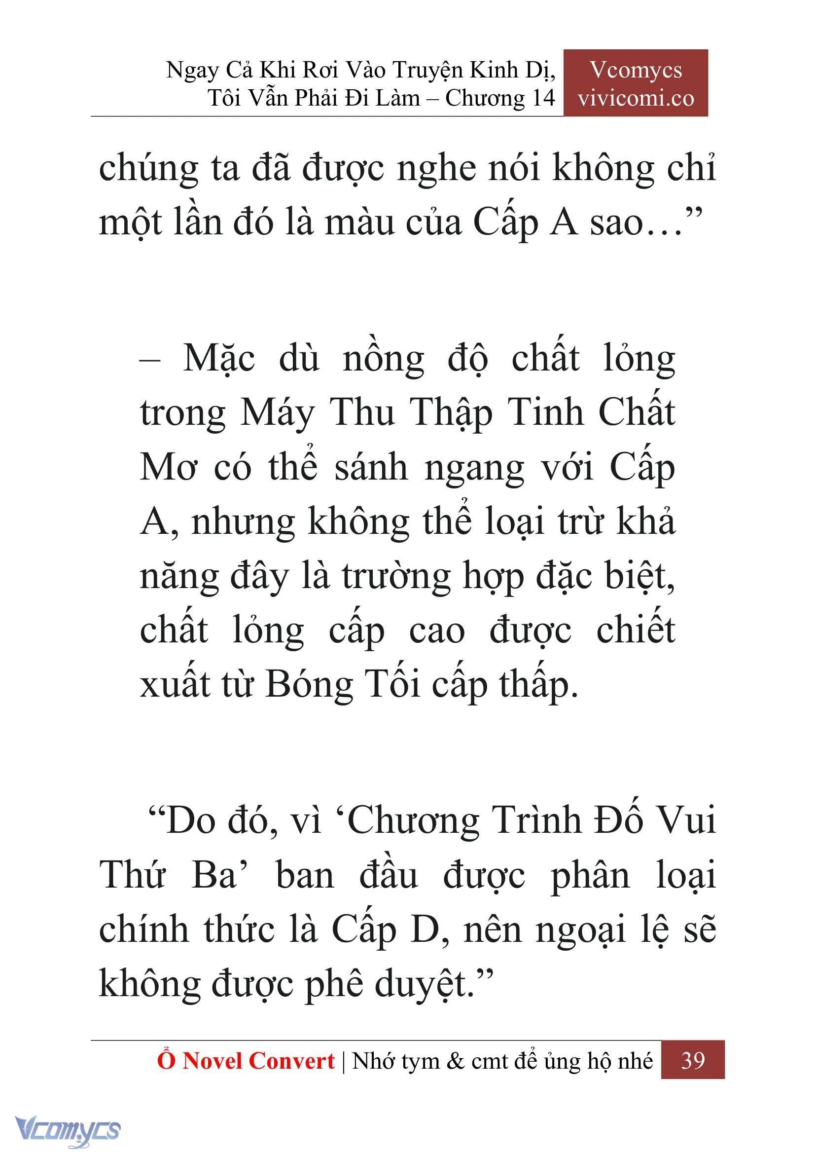 [Novel] Ngay Cả Khi Rơi Vào Truyện Kinh Dị, Tôi Vẫn Phải Đi Làm Chapter  14 - 41