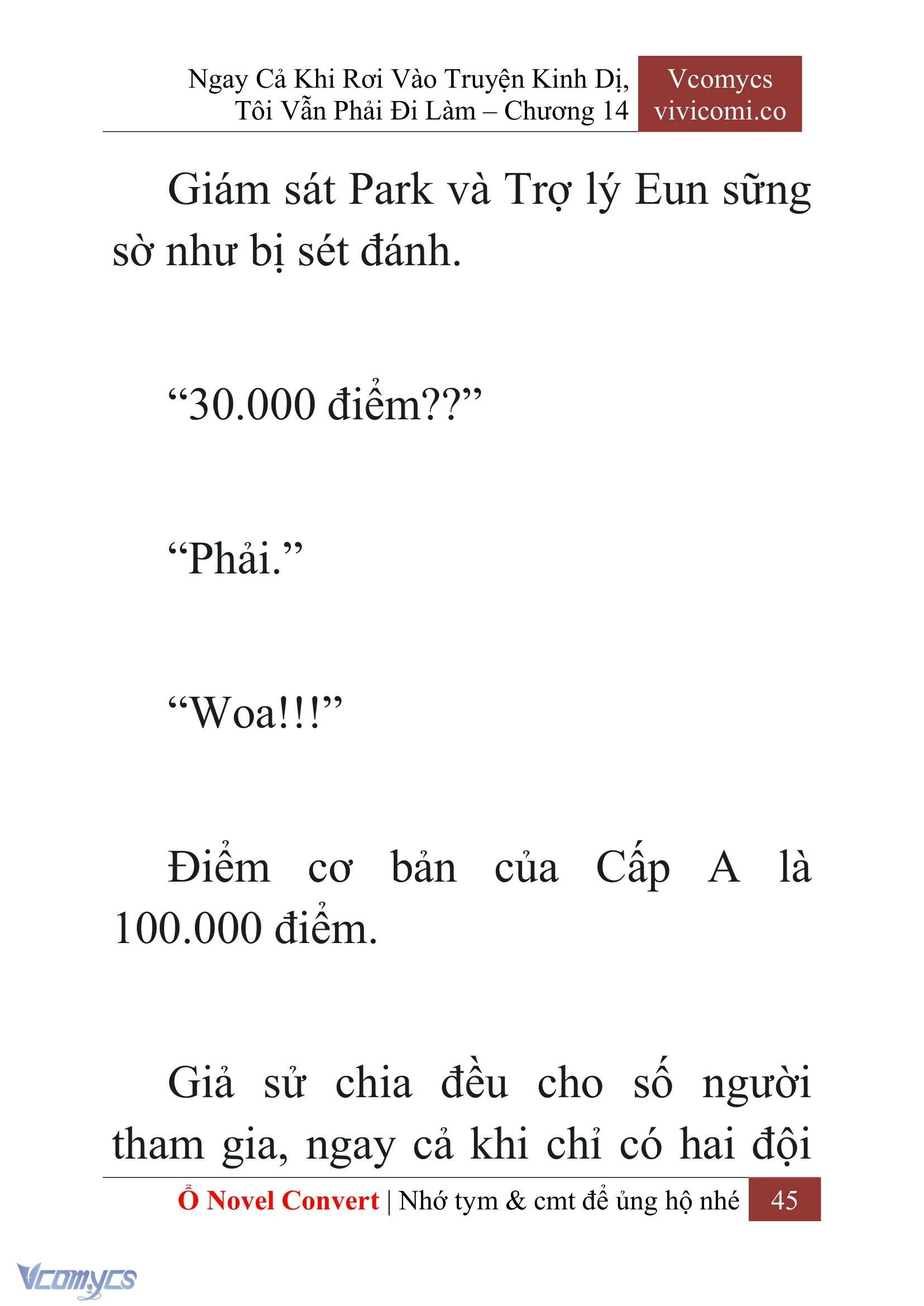 [Novel] Ngay Cả Khi Rơi Vào Truyện Kinh Dị, Tôi Vẫn Phải Đi Làm Chapter  14 - 47