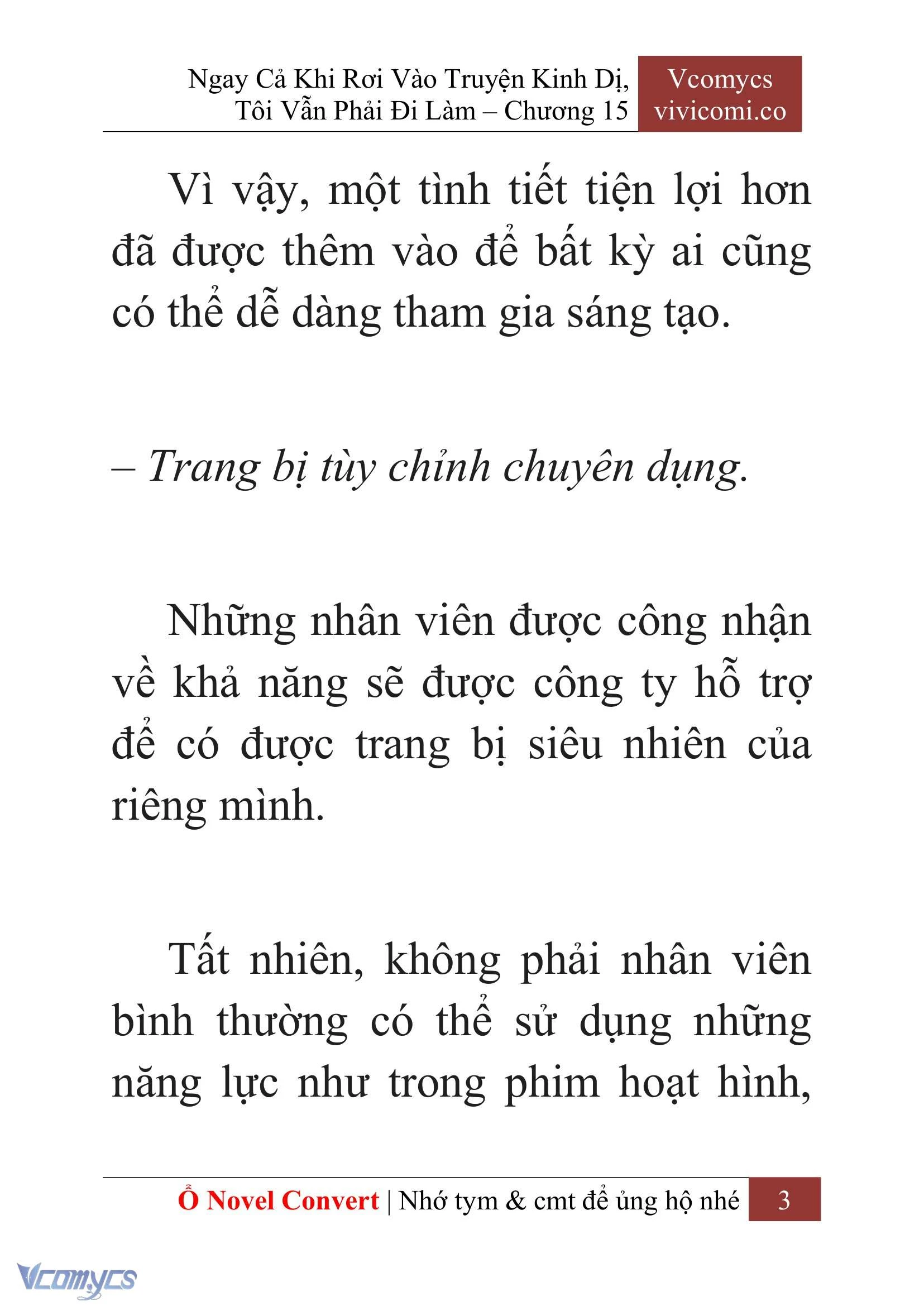 [Novel] Ngay Cả Khi Rơi Vào Truyện Kinh Dị, Tôi Vẫn Phải Đi Làm Chapter  15 - 5